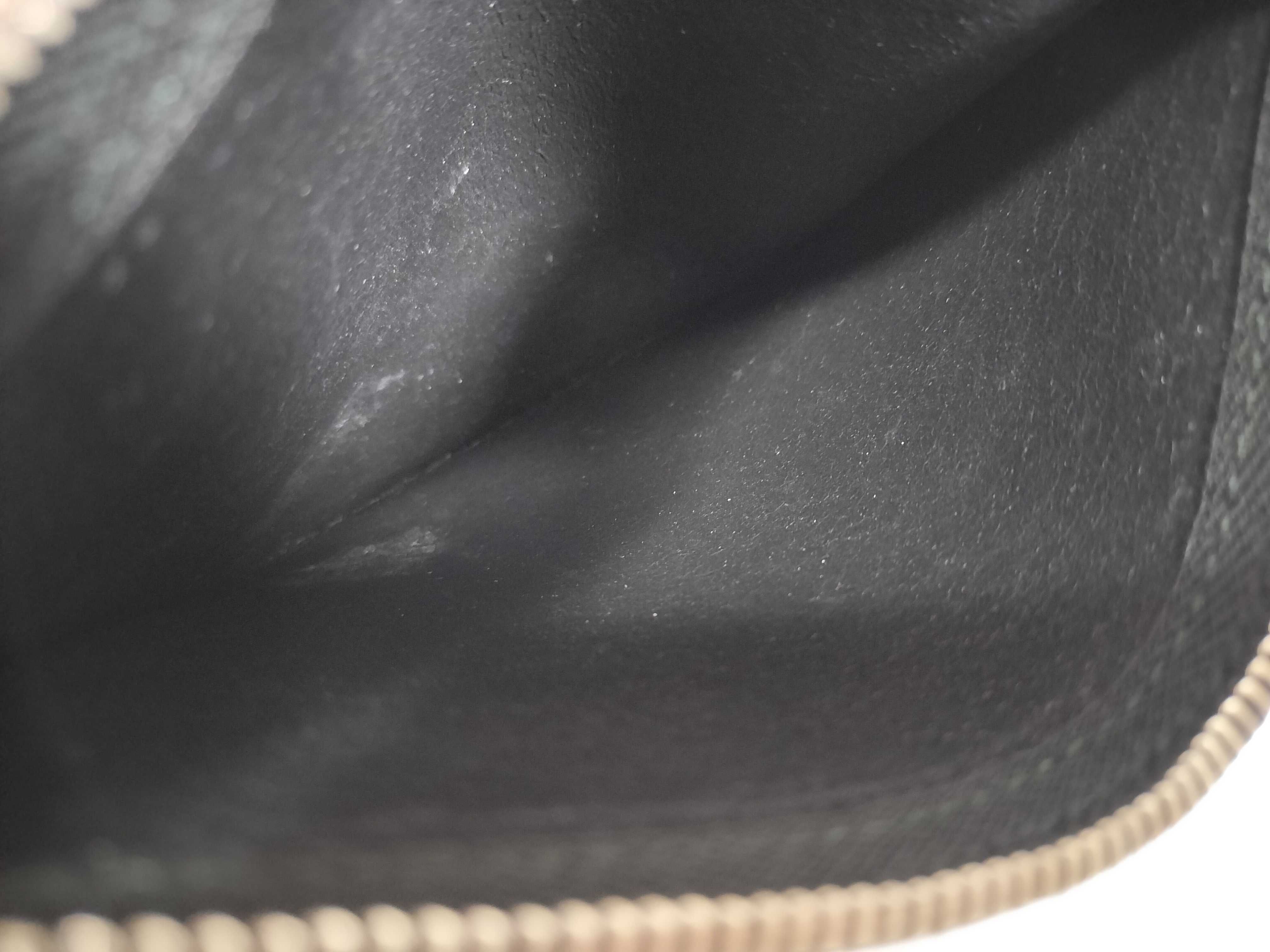 tote bag, leather, black, with logo and pouch. — view 12