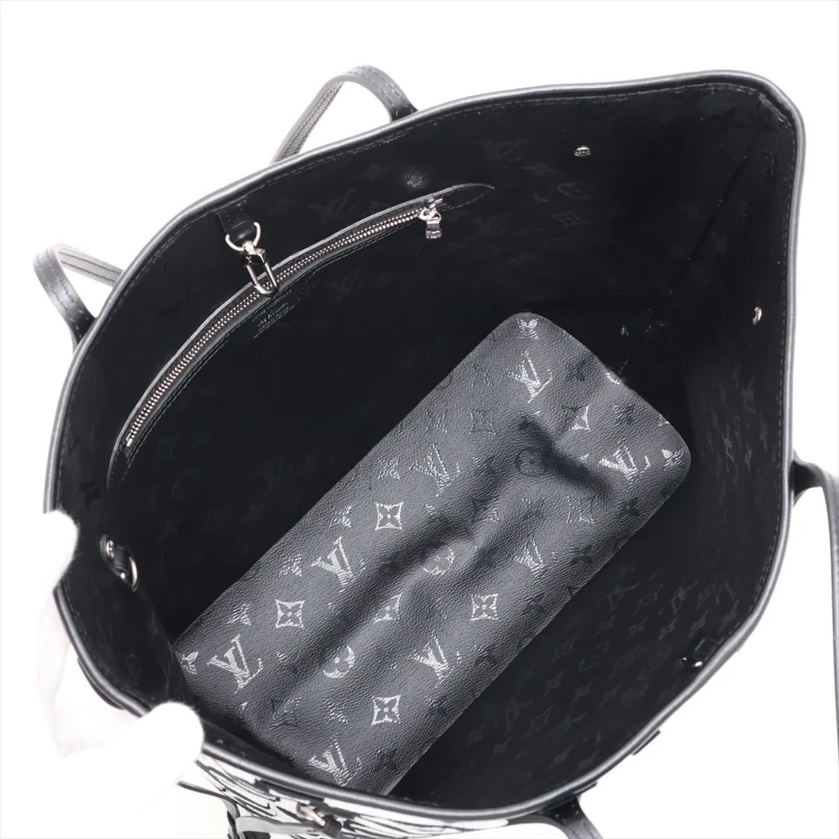 Urs Fischer Neverfull MM M45564 White (RFID detected) — view 7