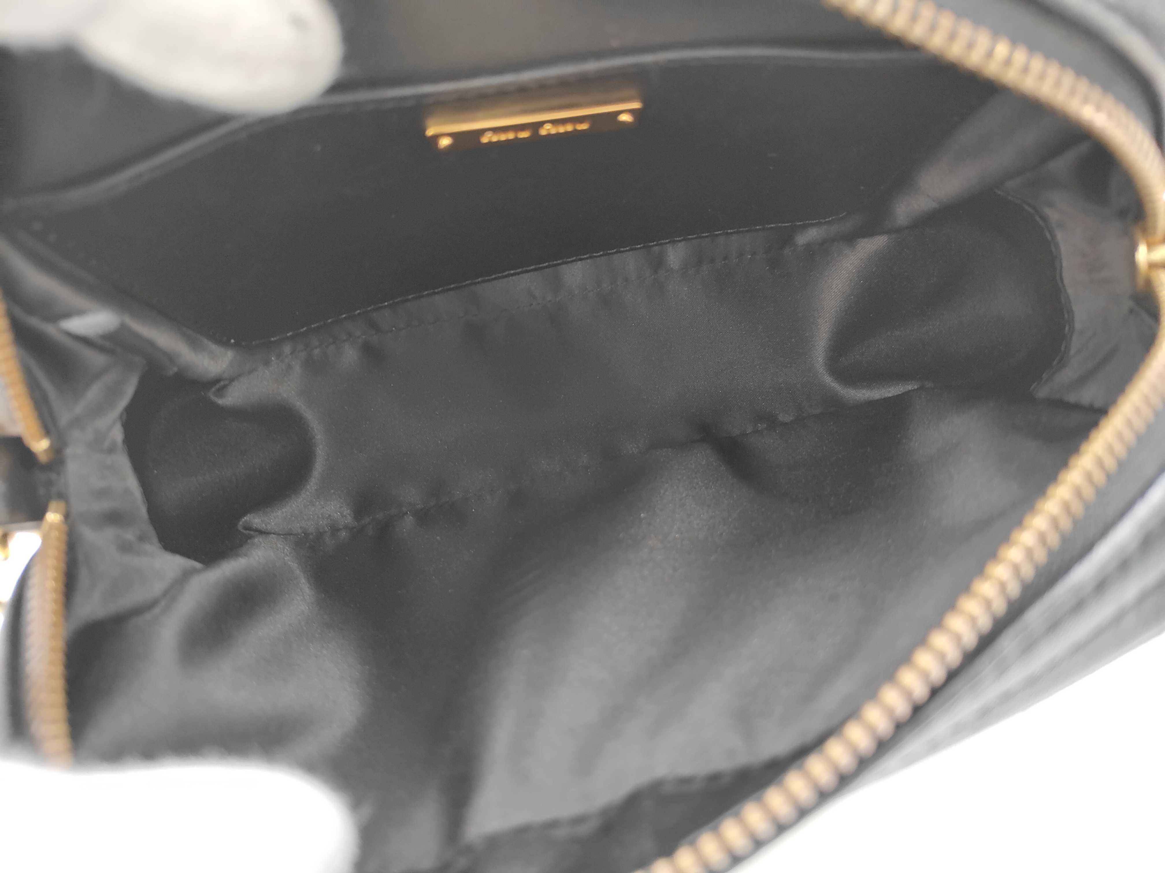 Matelassé Chain Shoulder Bag, Black Shoulder Bag — view 5