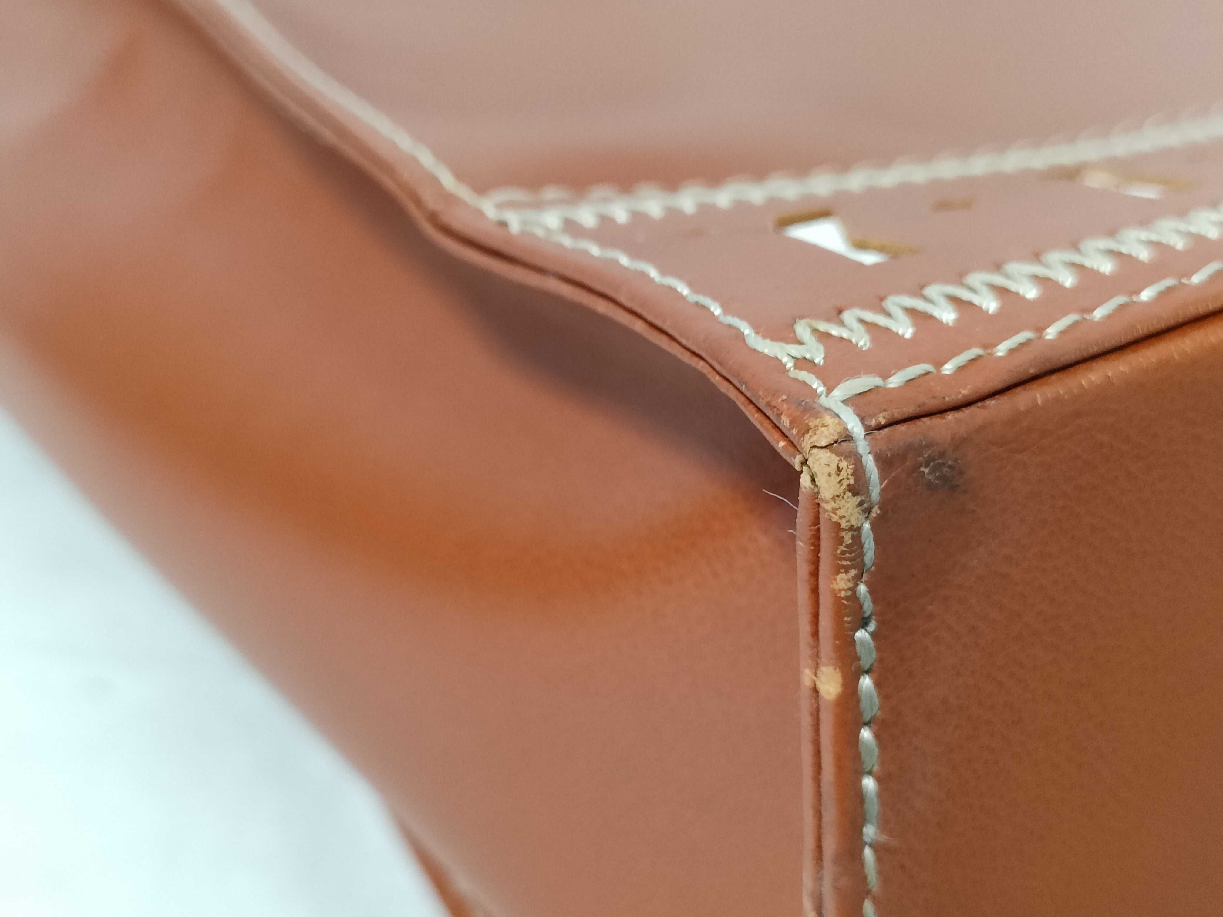 Handbag Leather Brown Handbag — view 8