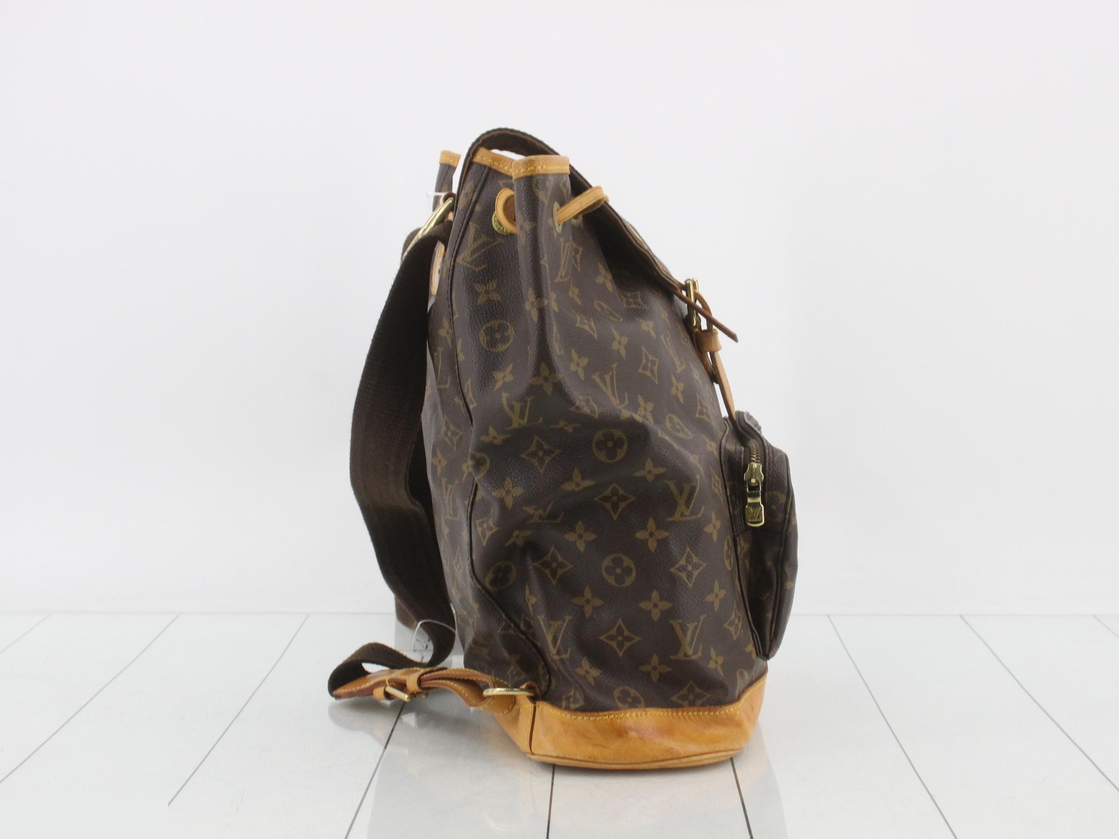 Monogram Montsouris GM Backpack — view 4