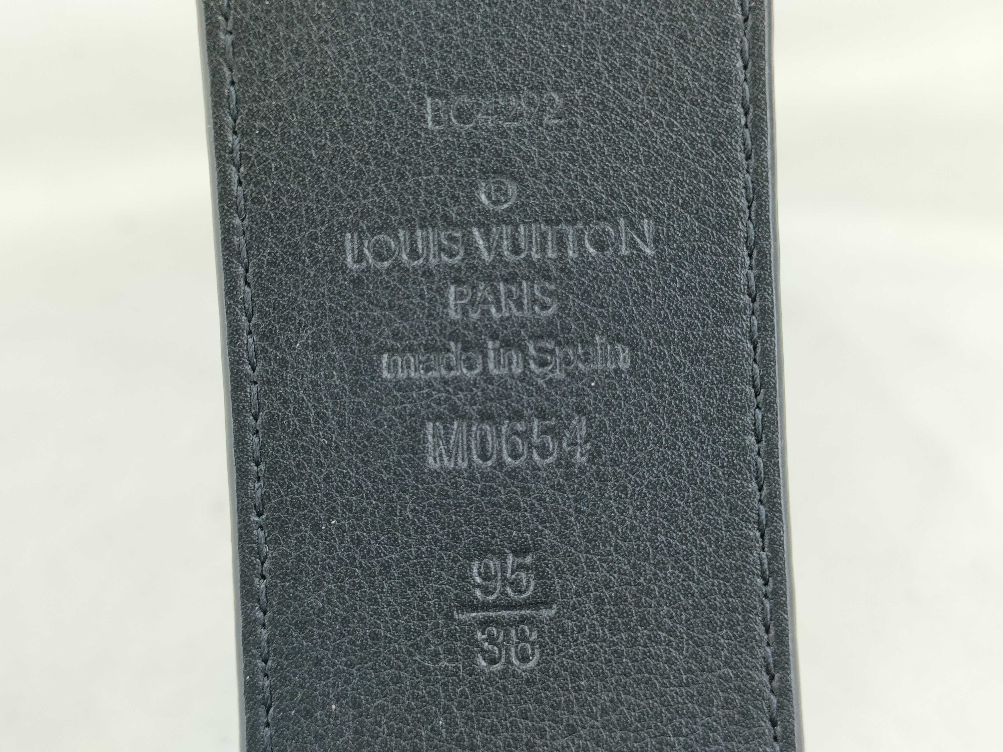 LV x YK Monogram Eclipse Belt with LV Initials (M0654) — view 7