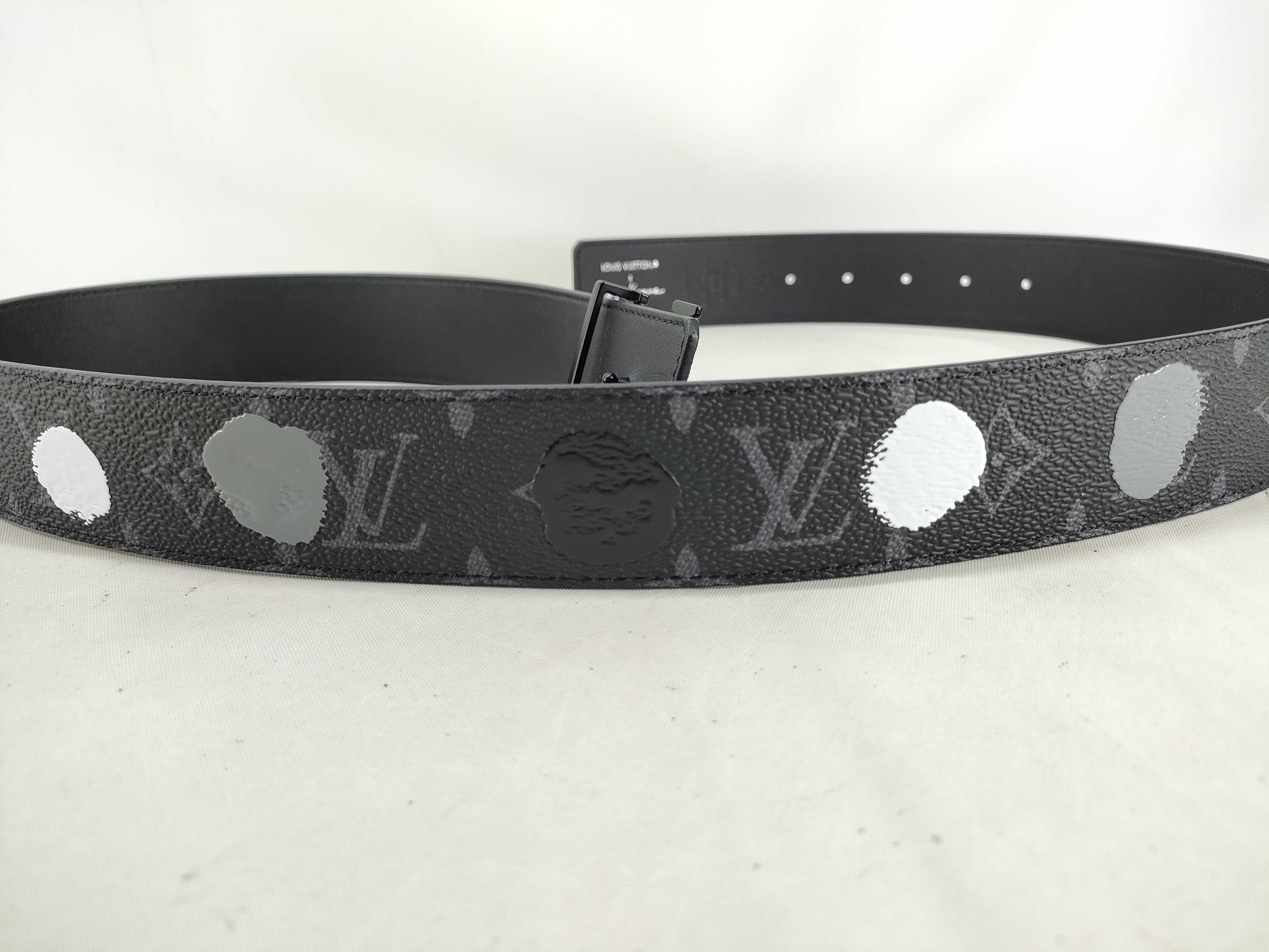 LV x YK Monogram Eclipse Belt with LV Initials (M0654) — view 9