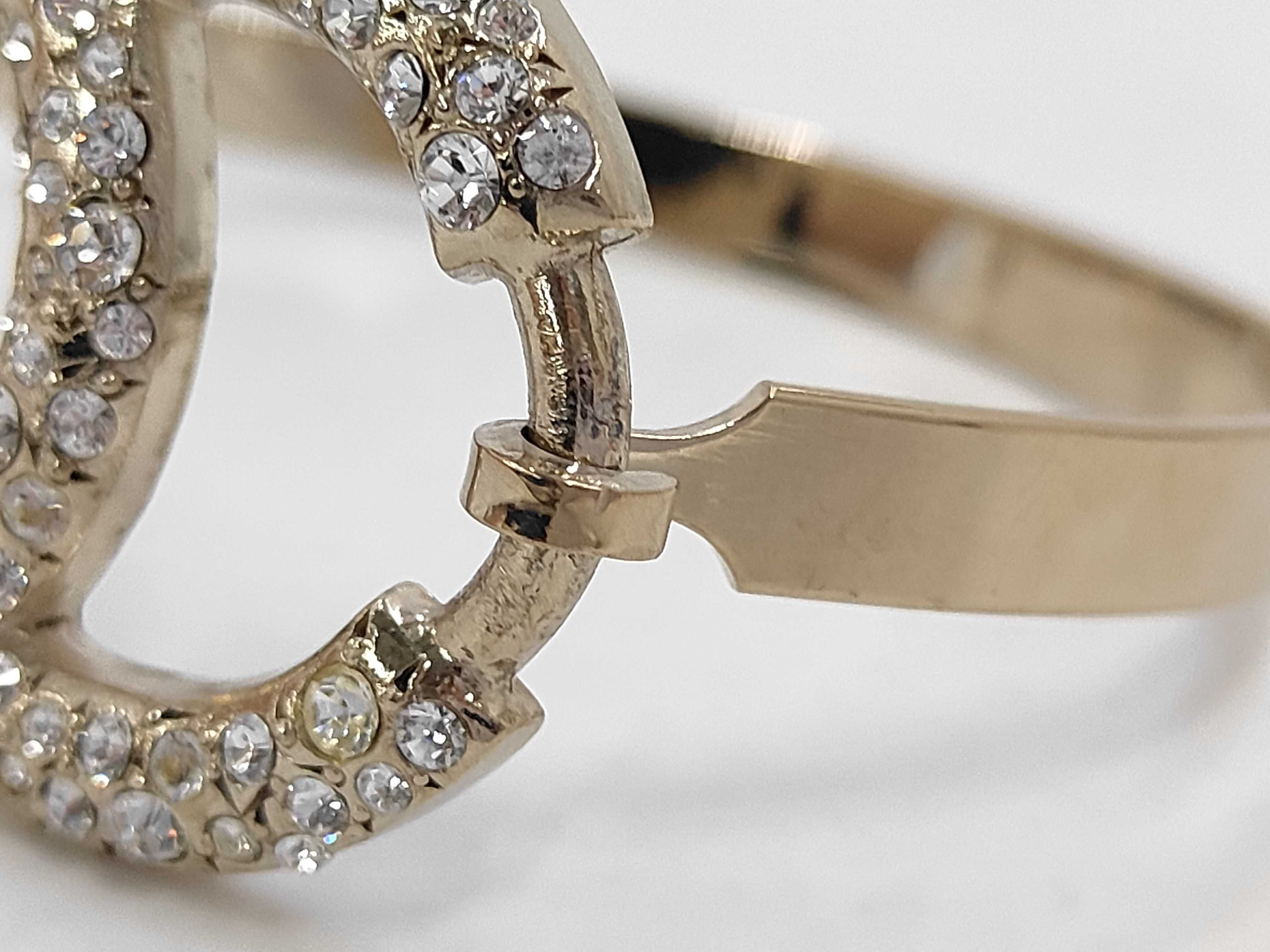 04A Coco Mark Rhinestone Silver Bracelet (Bracelet/Bangle) — view 5