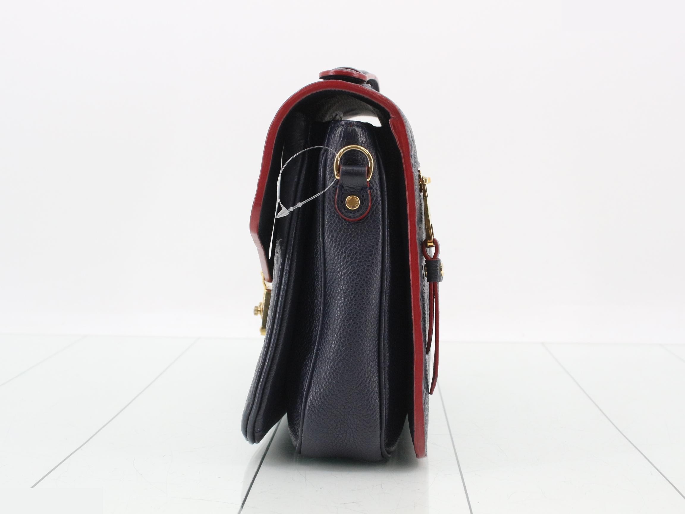 Pochette Metis MM Marine Rouge 2-Way Handbag — view 3
