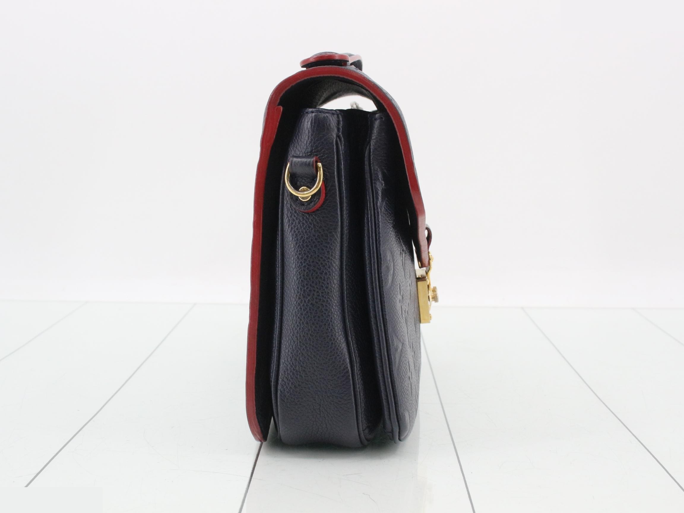Pochette Metis MM Marine Rouge 2-Way Handbag — view 4