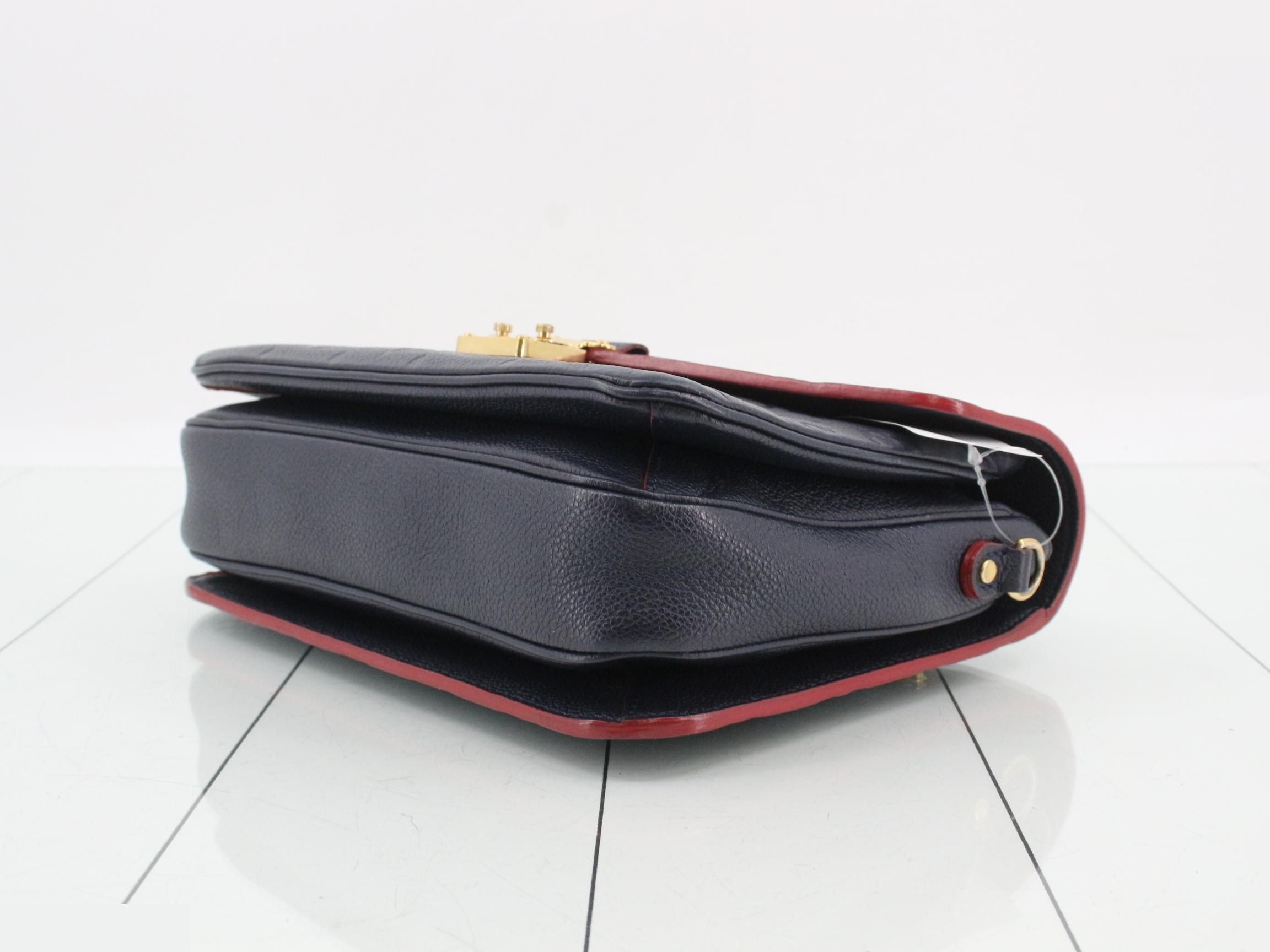 Pochette Metis MM Marine Rouge 2-Way Handbag — view 6