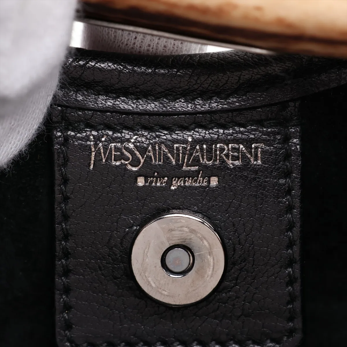 Mombasa Leather Shoulder Bag, Black — view 9