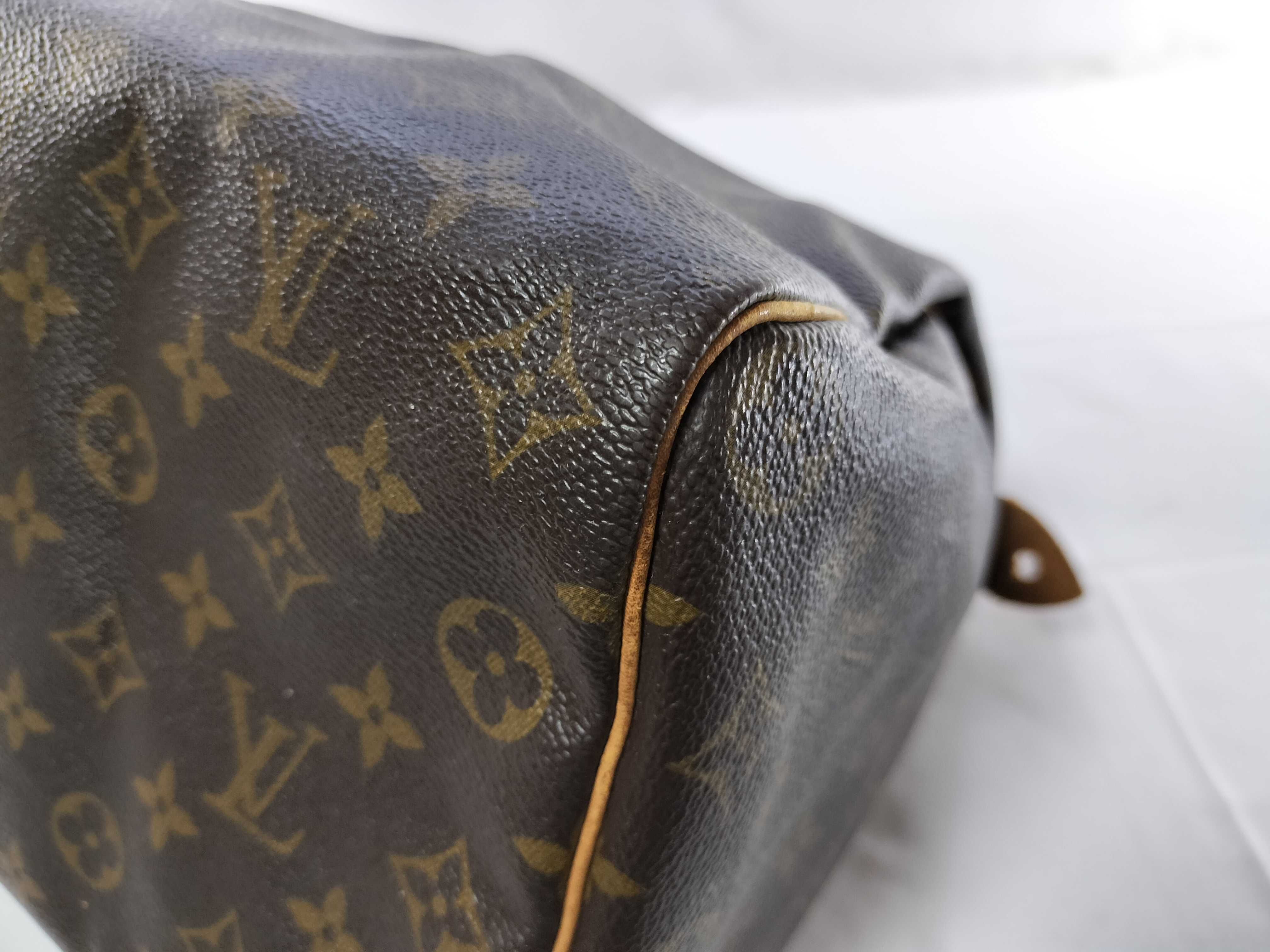Monogram M41107 Speedy 35 Handbag (Note: Zipper top is torn) Shoulder bag — view 7