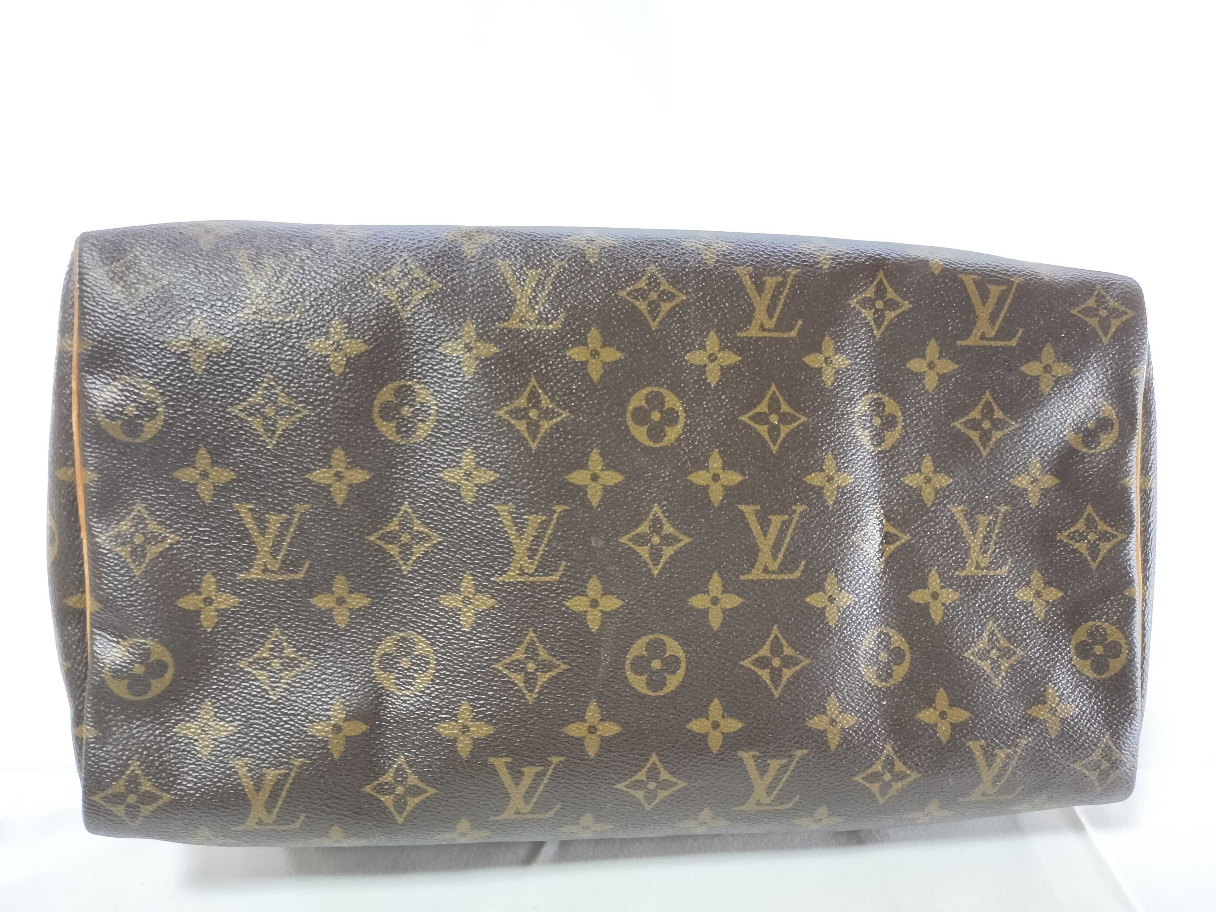 Monogram M41107 Speedy 35 Handbag (Note: Zipper top is torn) Shoulder bag — view 8