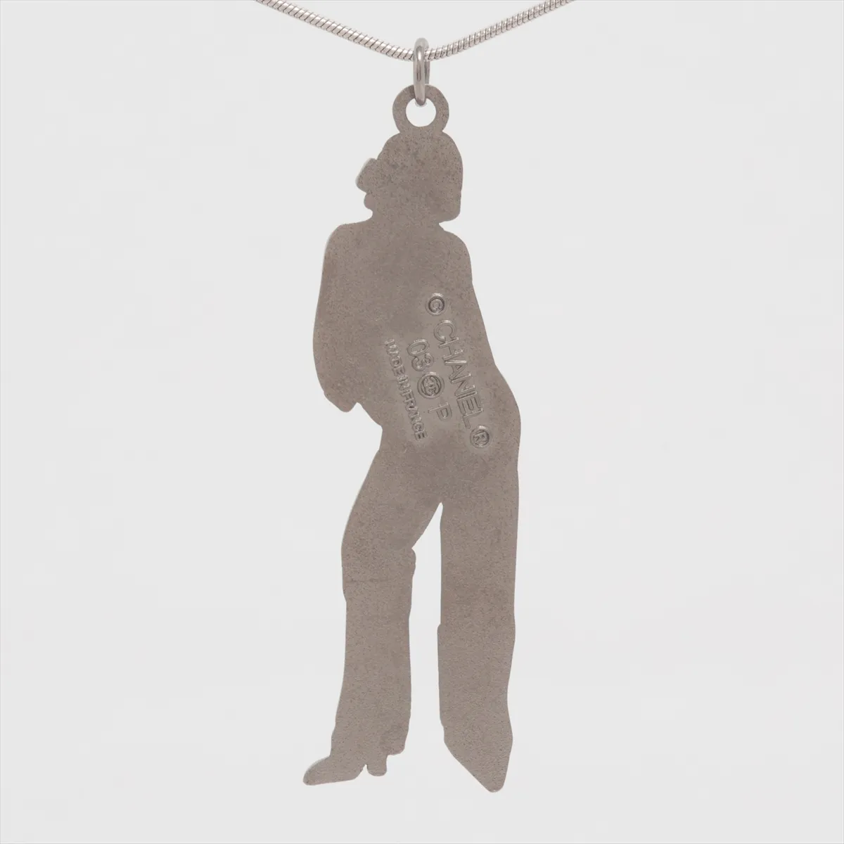Mademoiselle 03P Necklace GP Silver x Pink — view 2