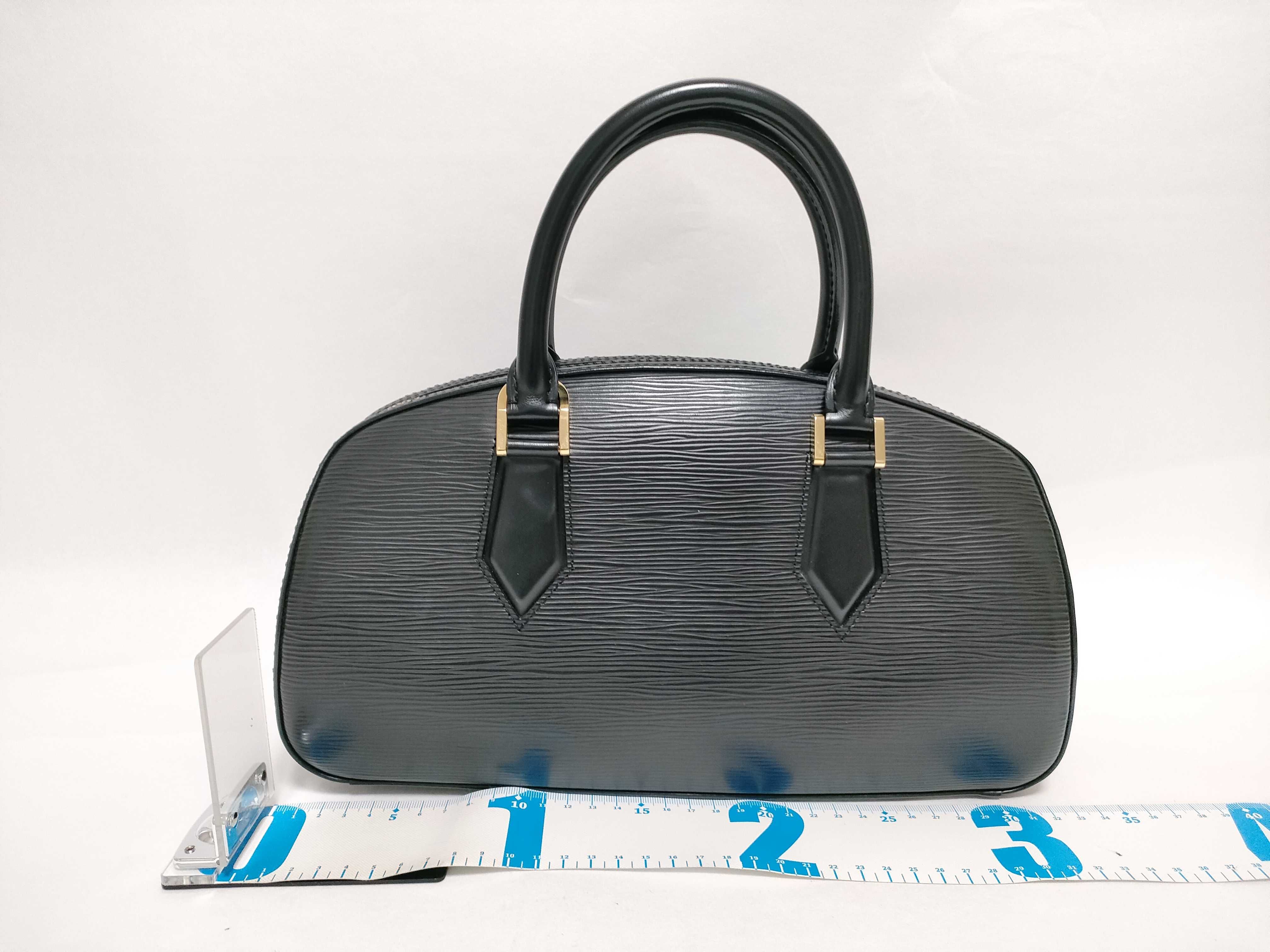 Epi Black Leather Epi Jasmine Handbag — view 2