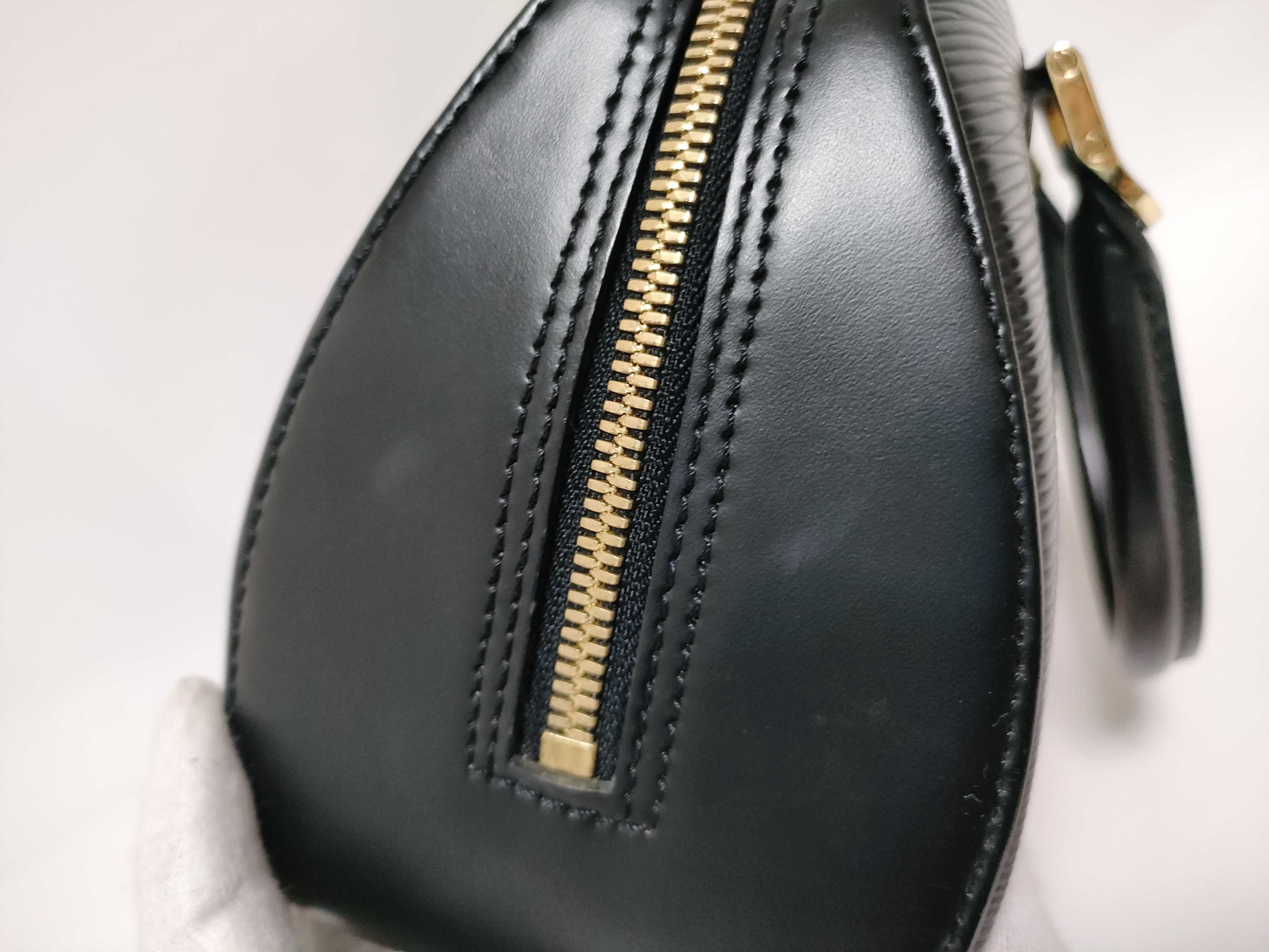 Epi Black Leather Epi Jasmine Handbag — view 15