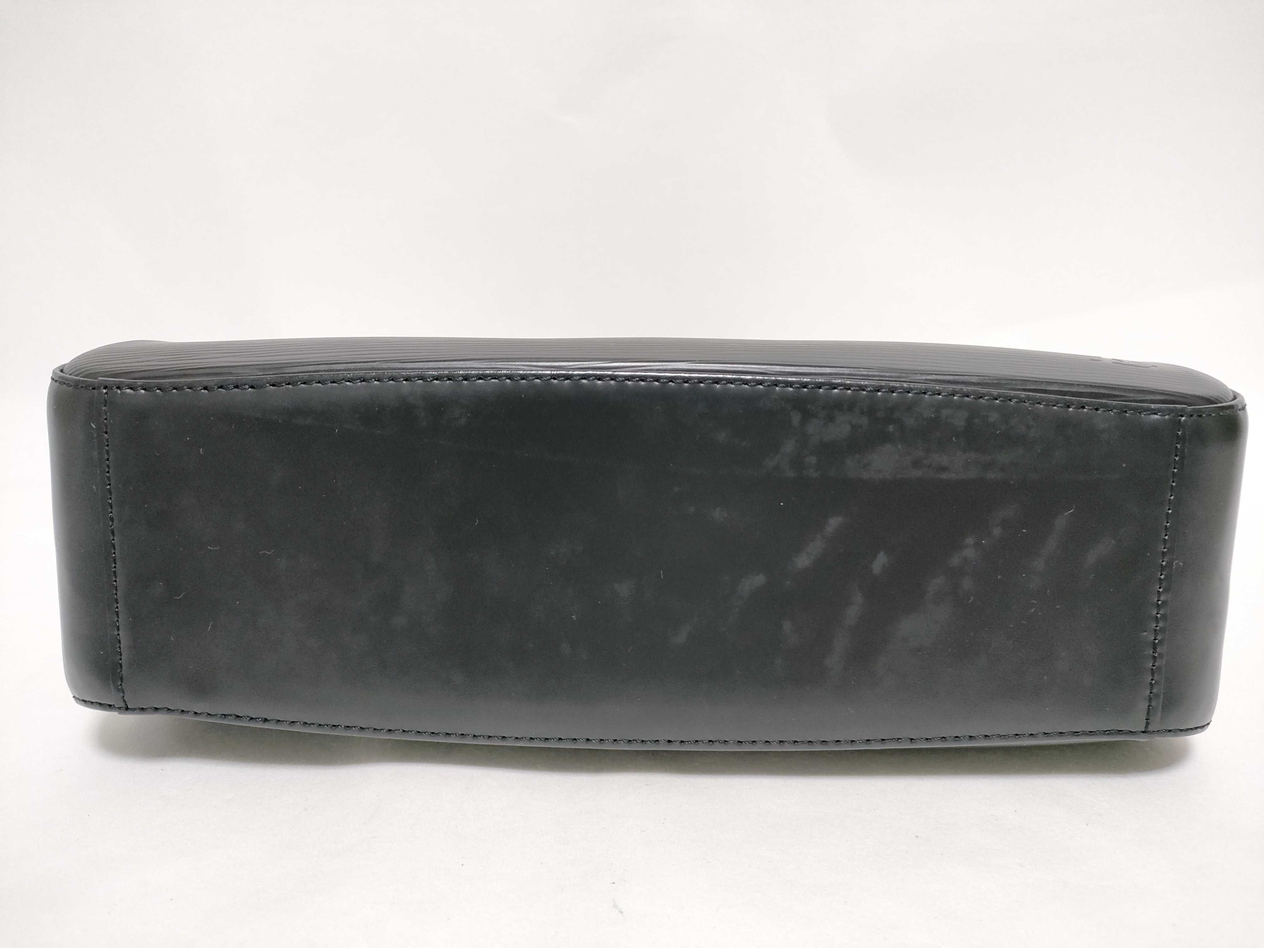 Epi Black Leather Epi Jasmine Handbag — view 8