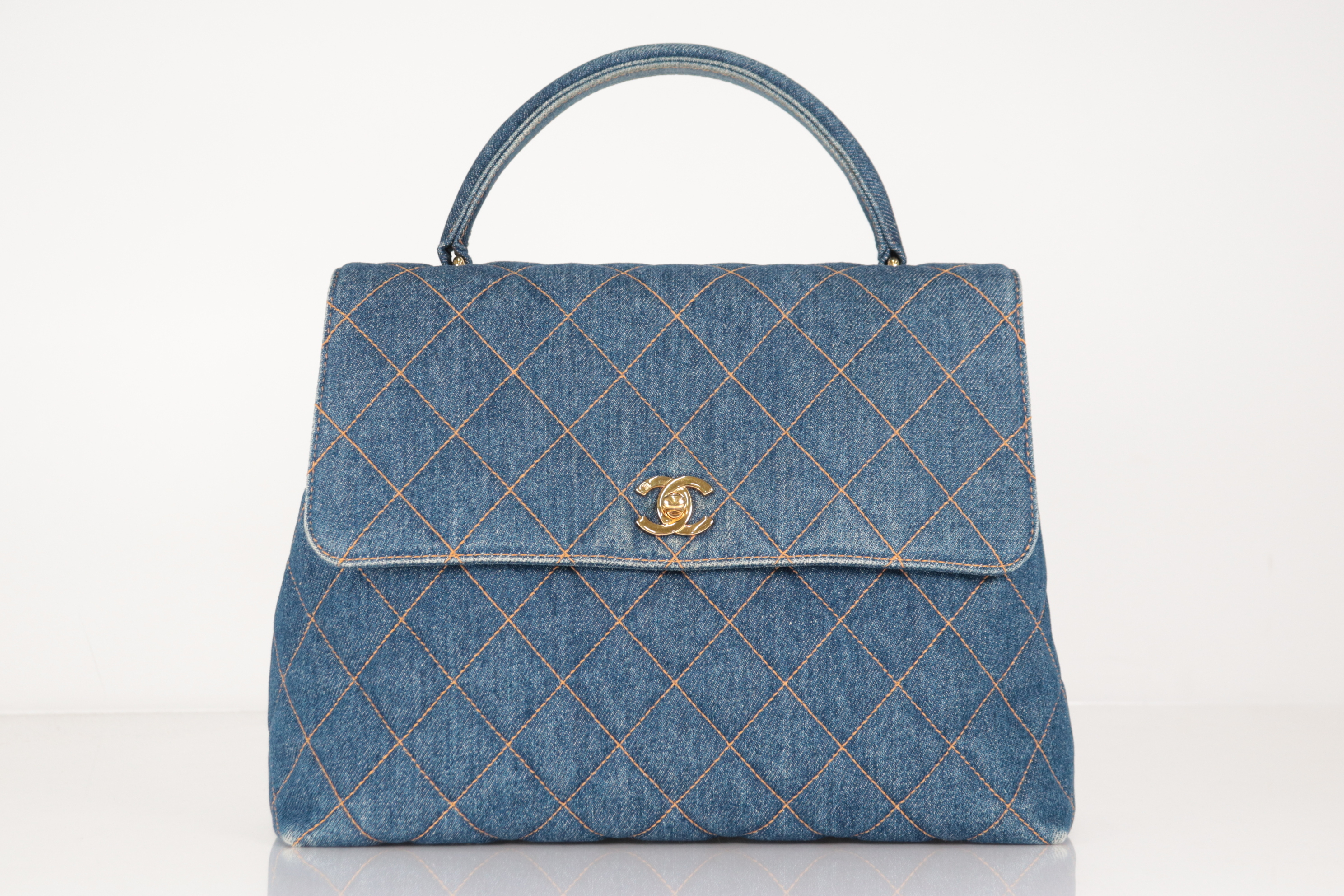 Denim Handbag, Blue, Series 4