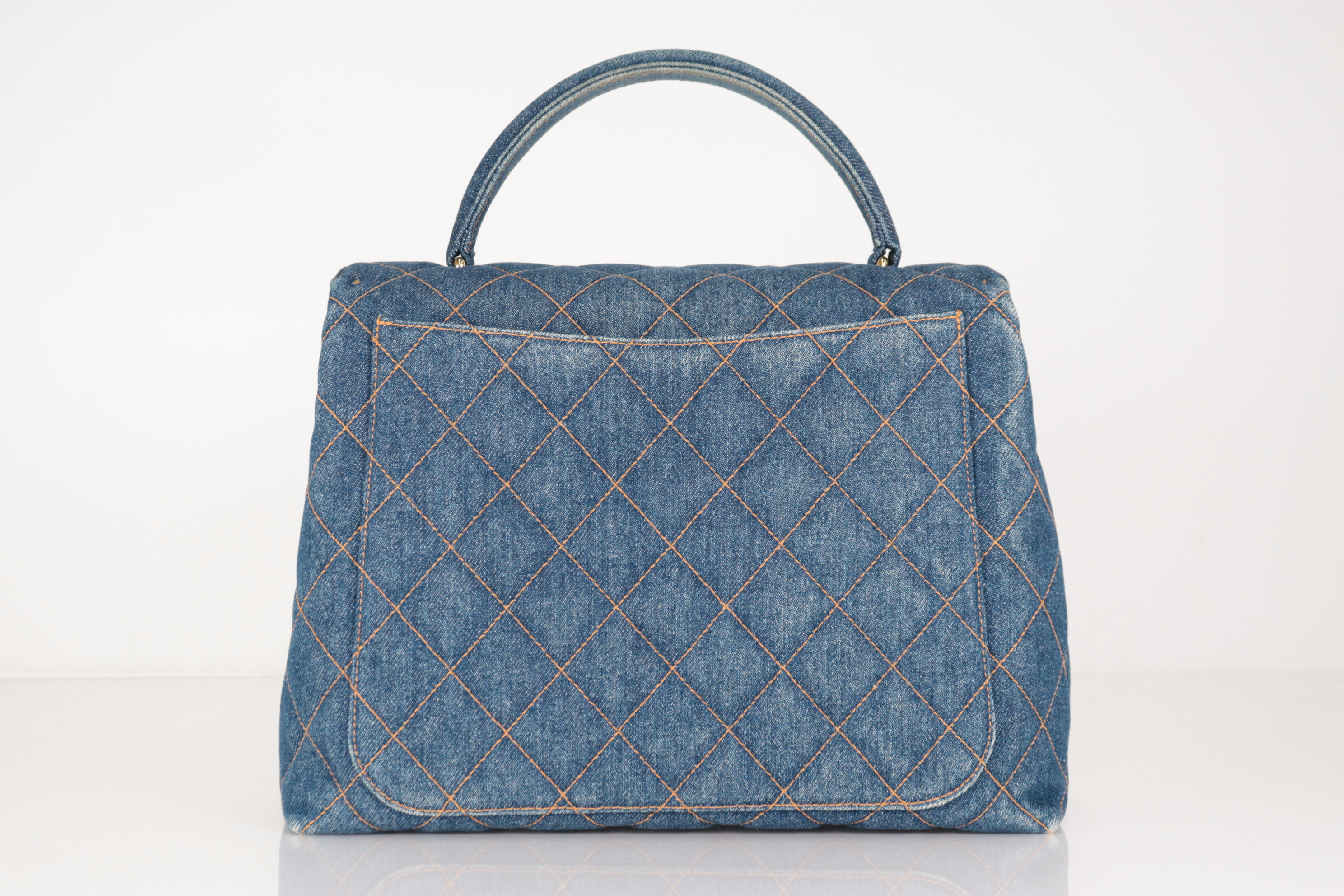 Denim Handbag, Blue, Series 4 — view 2