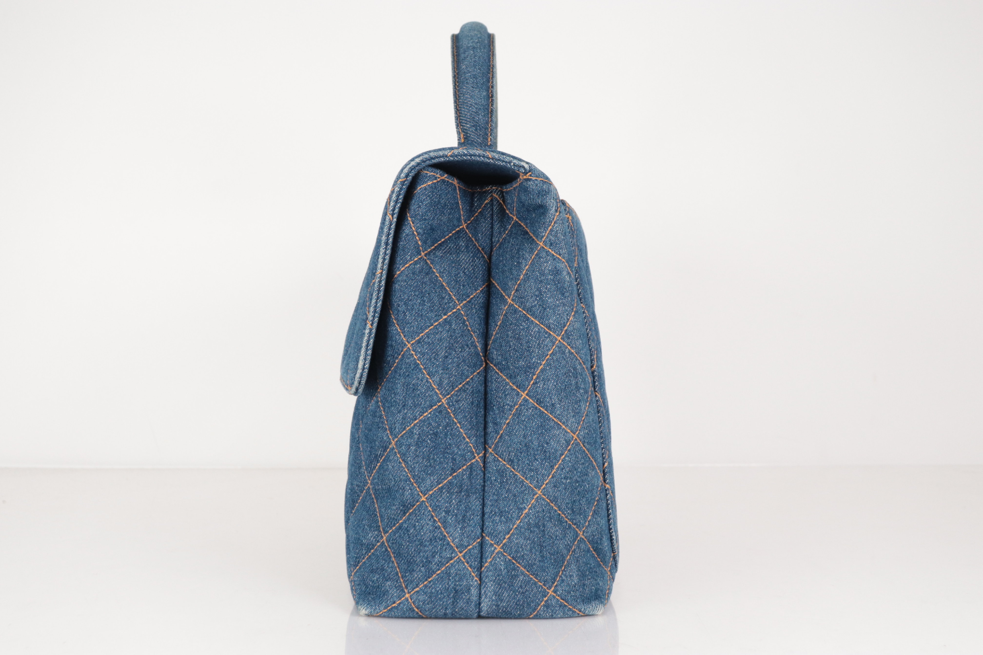 Denim Handbag, Blue, Series 4 — view 3