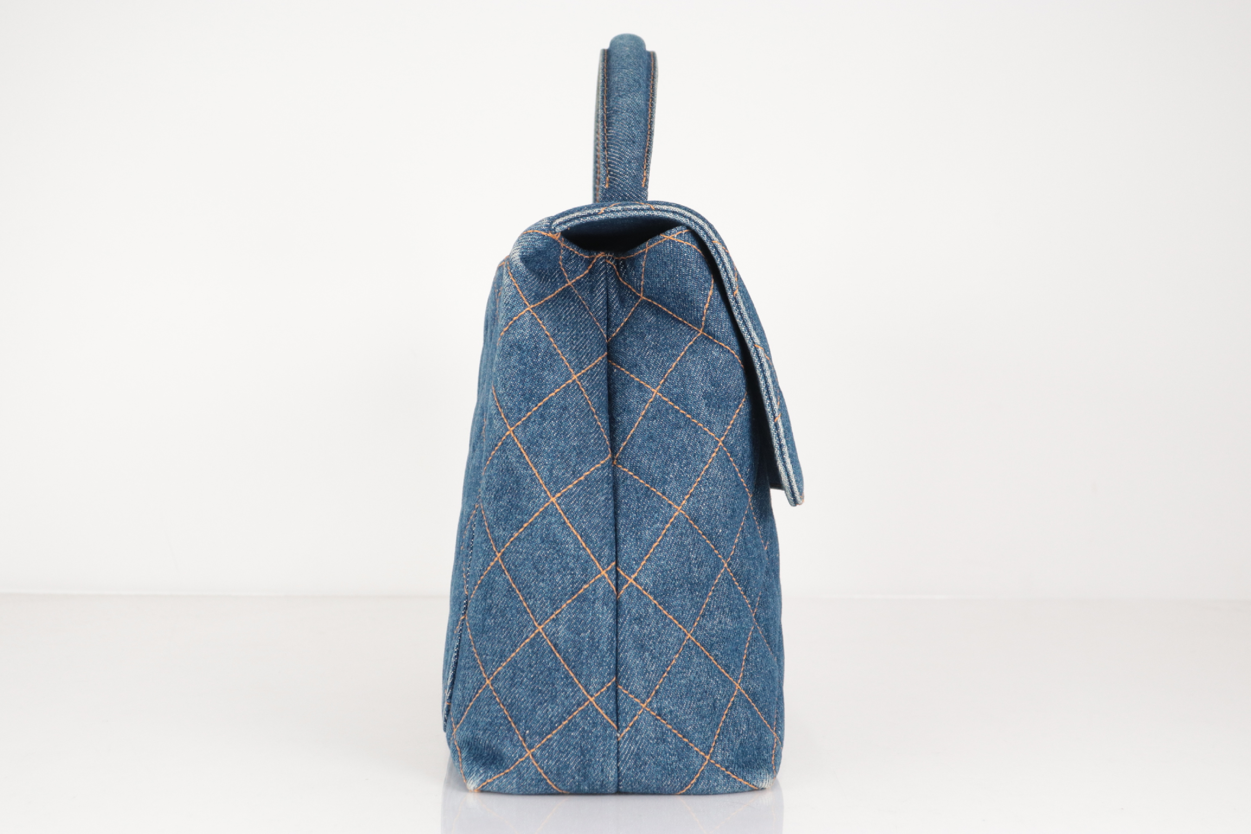 Denim Handbag, Blue, Series 4 — view 4