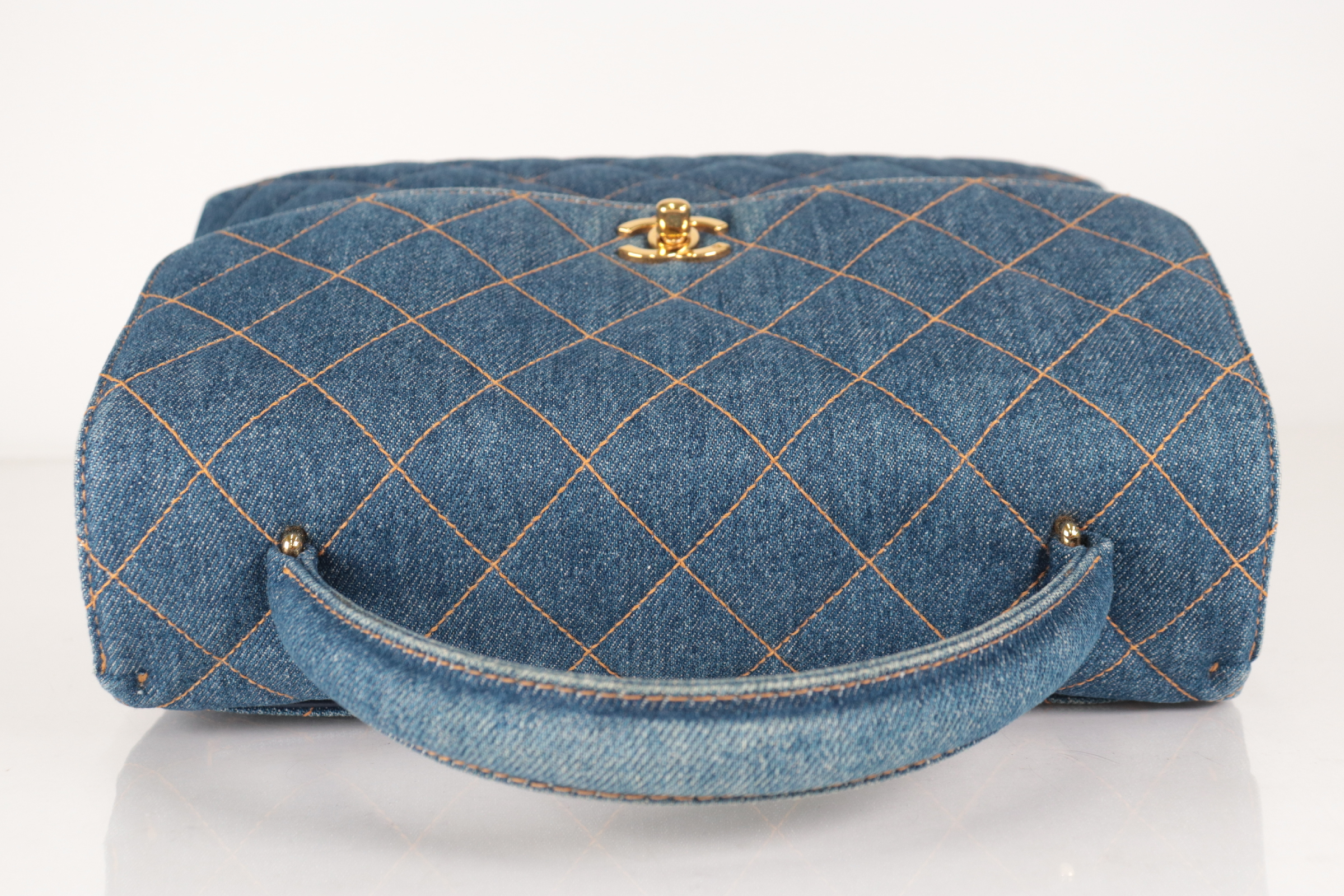 Denim Handbag, Blue, Series 4 — view 5