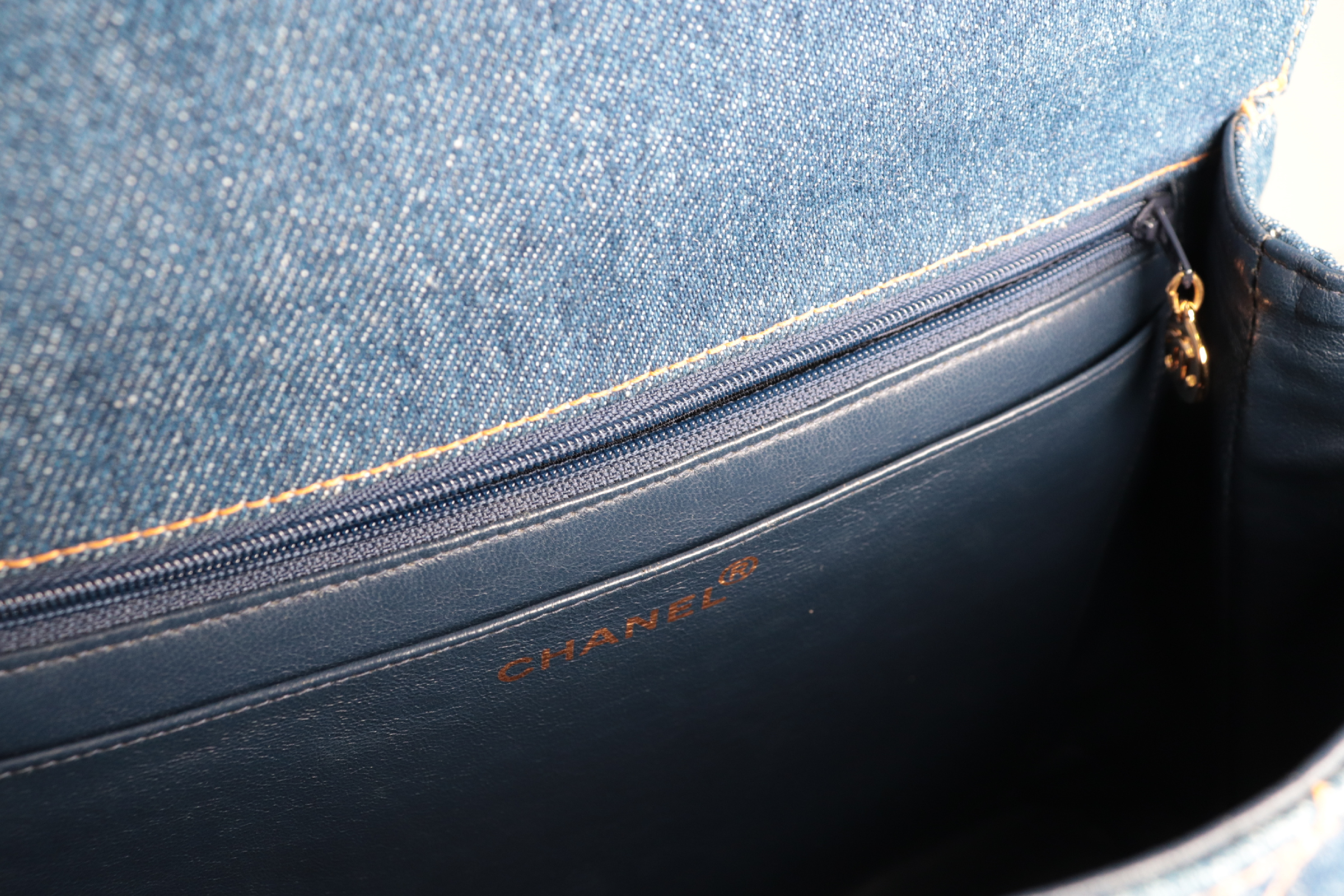 Denim Handbag, Blue, Series 4 — view 8