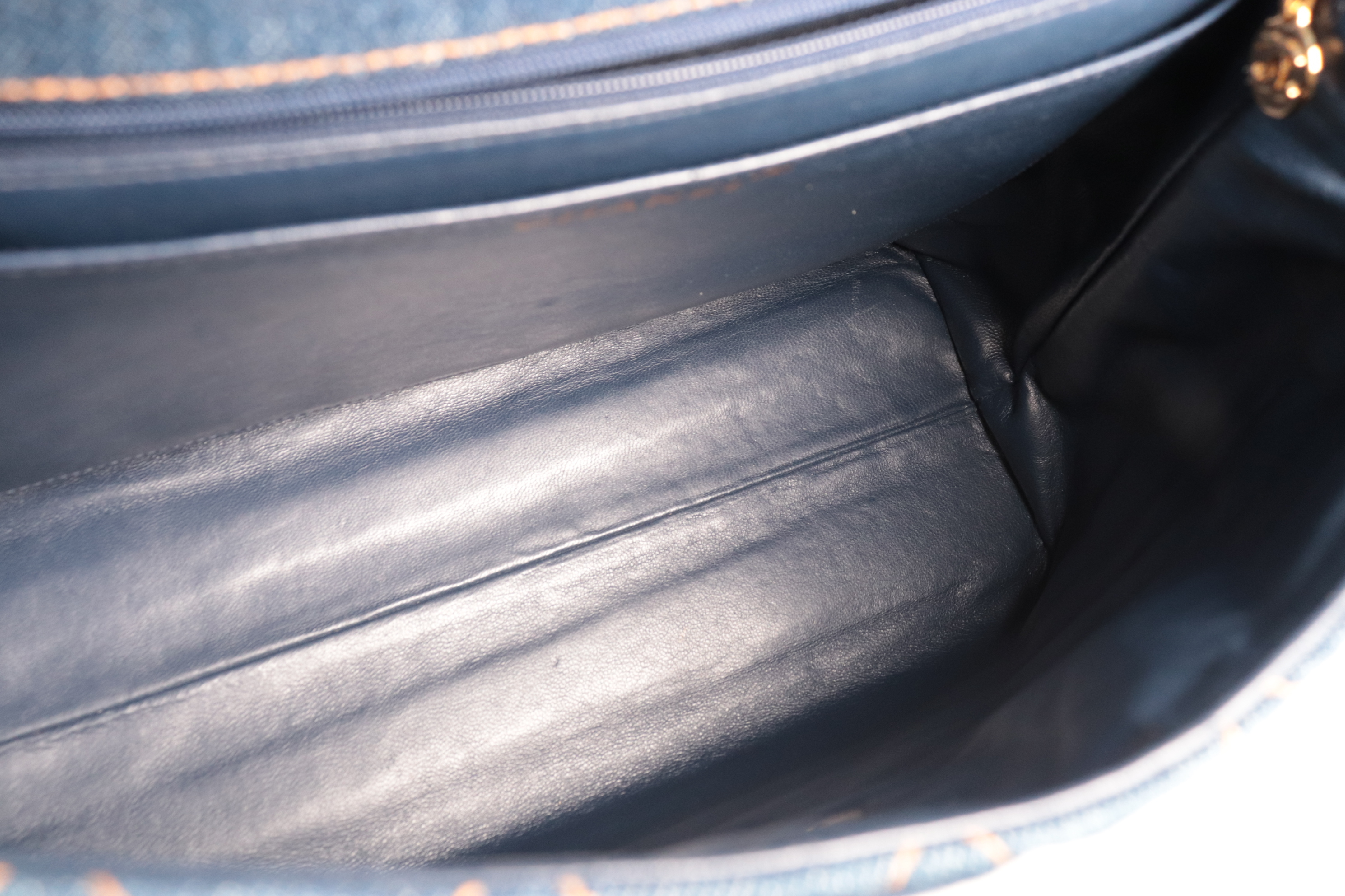 Denim Handbag, Blue, Series 4 — view 9