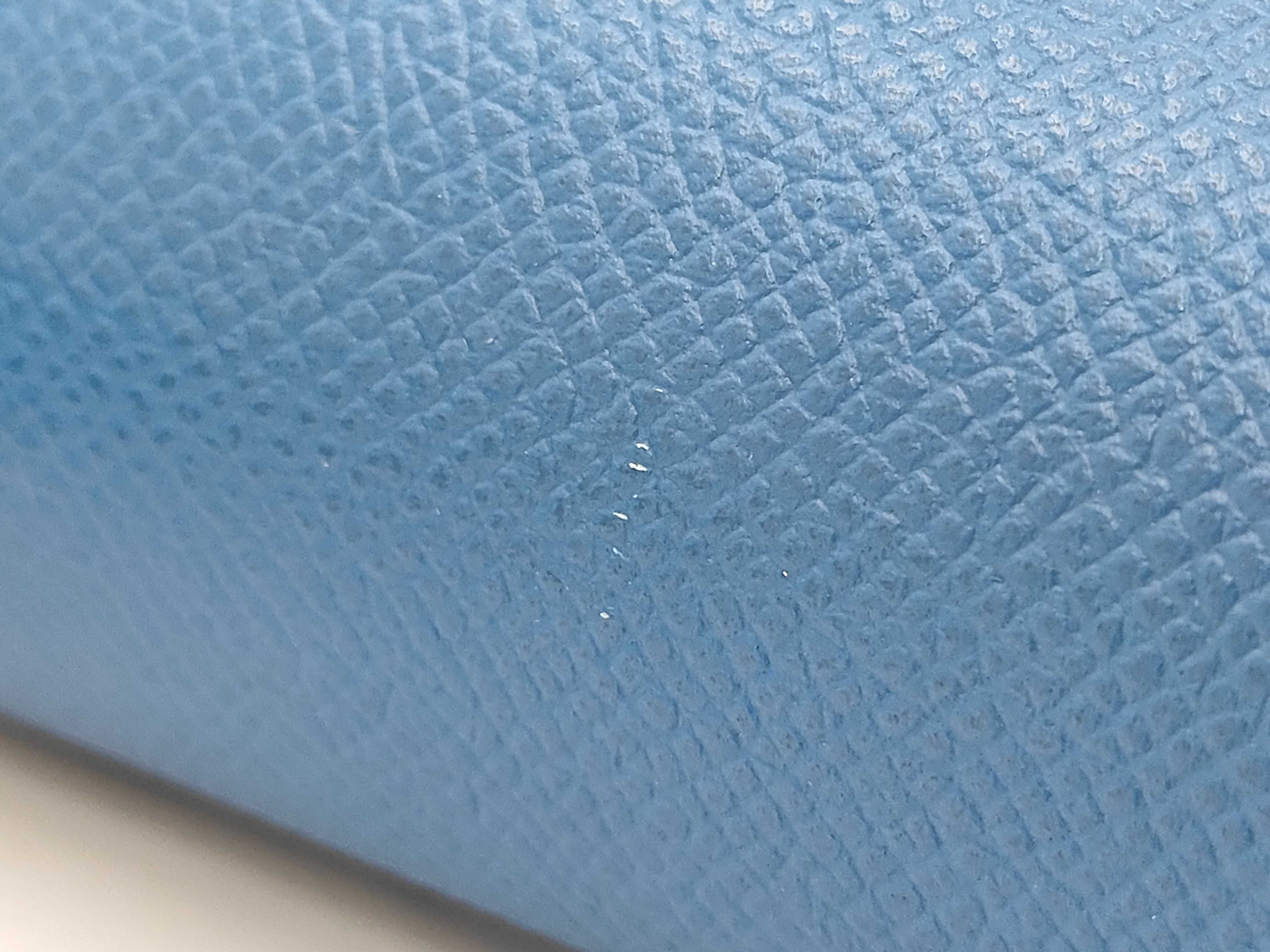 Constance Elan Shoulder Bag O stamp (2011 production) Leather Blue Shoulder Bag — view 6
