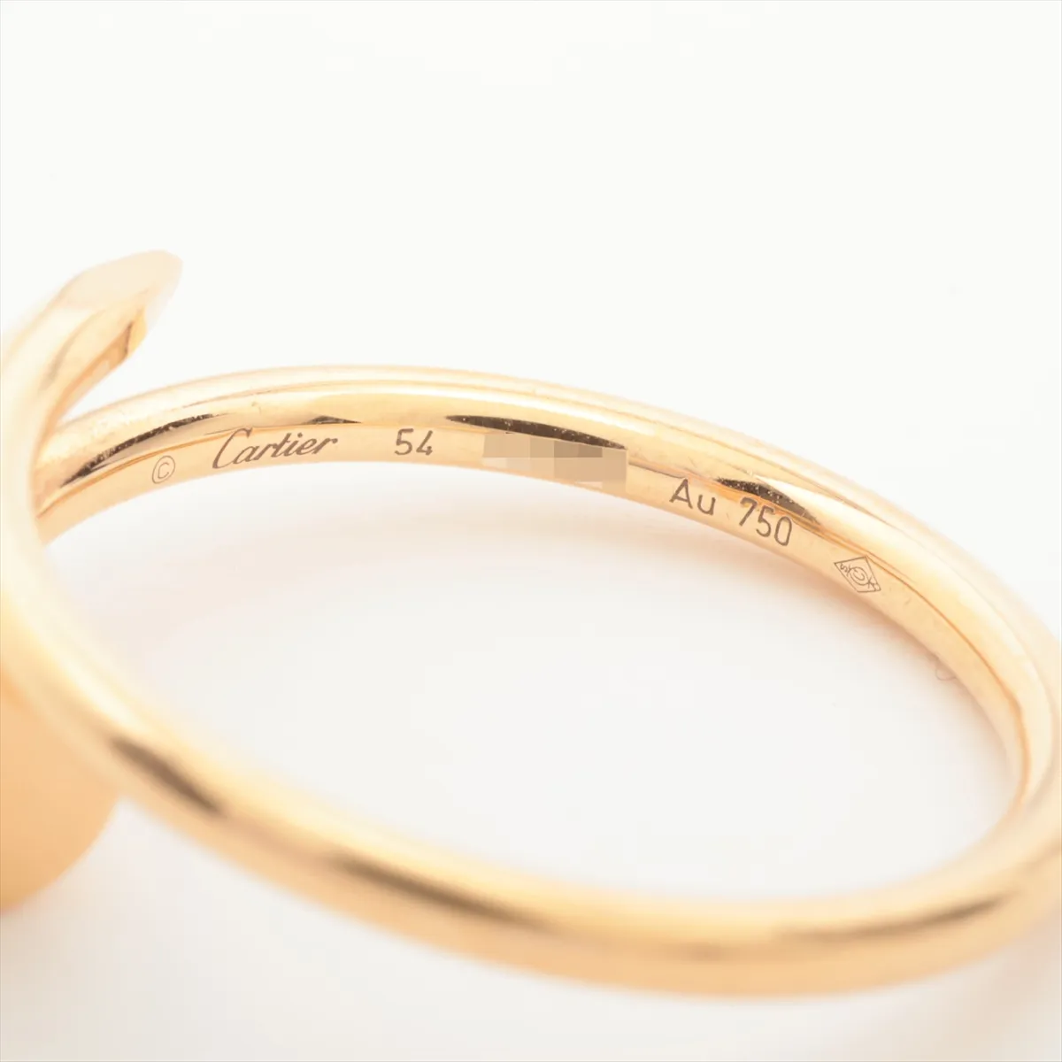 Juste un Clou SM Ring, 750 (PG), 3.5g, Size 54, KLG815, dents, CRB4225854 — view 3