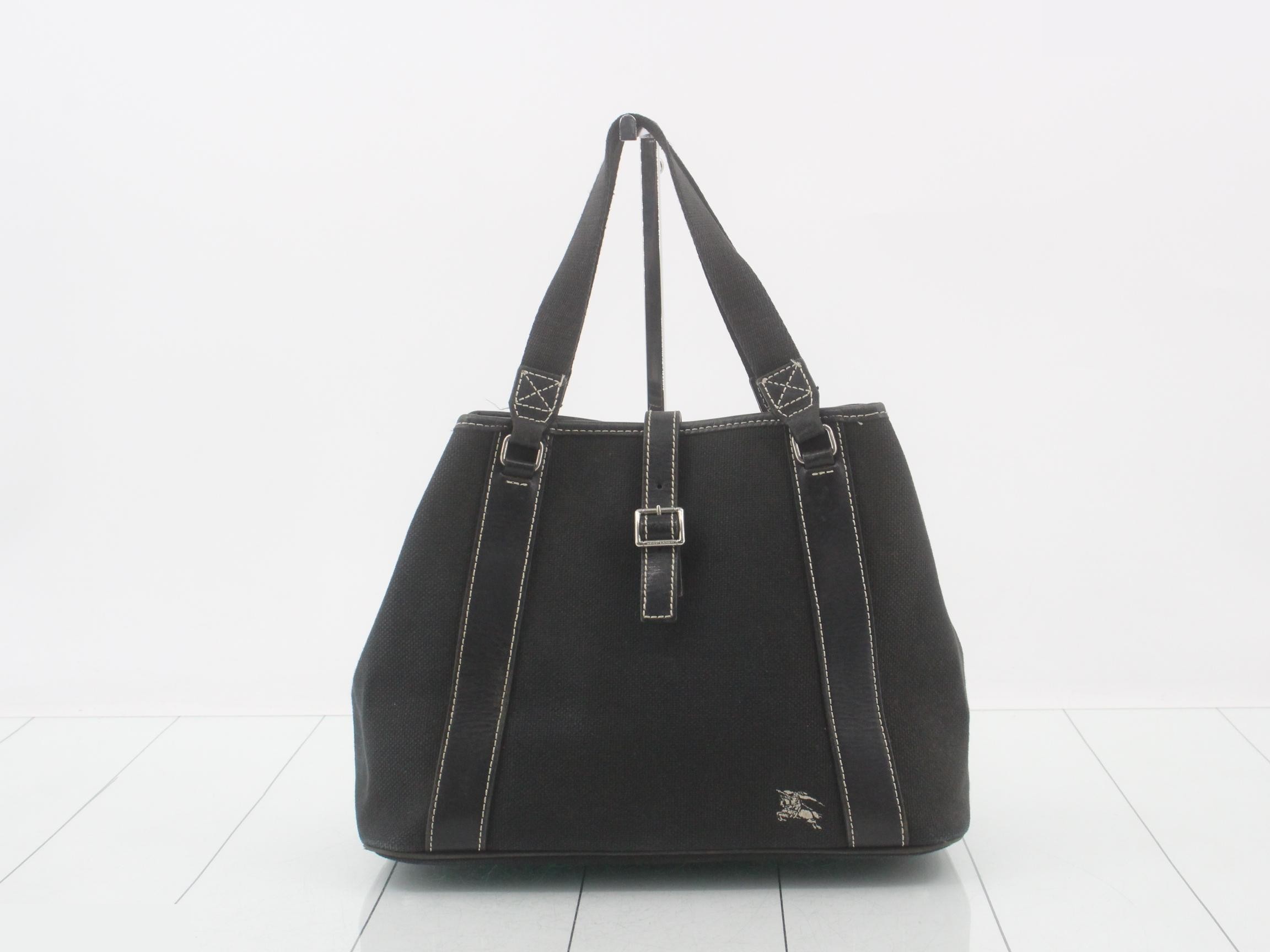 Blue Label Canvas Handbag