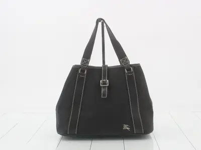 Blue Label Canvas Handbag