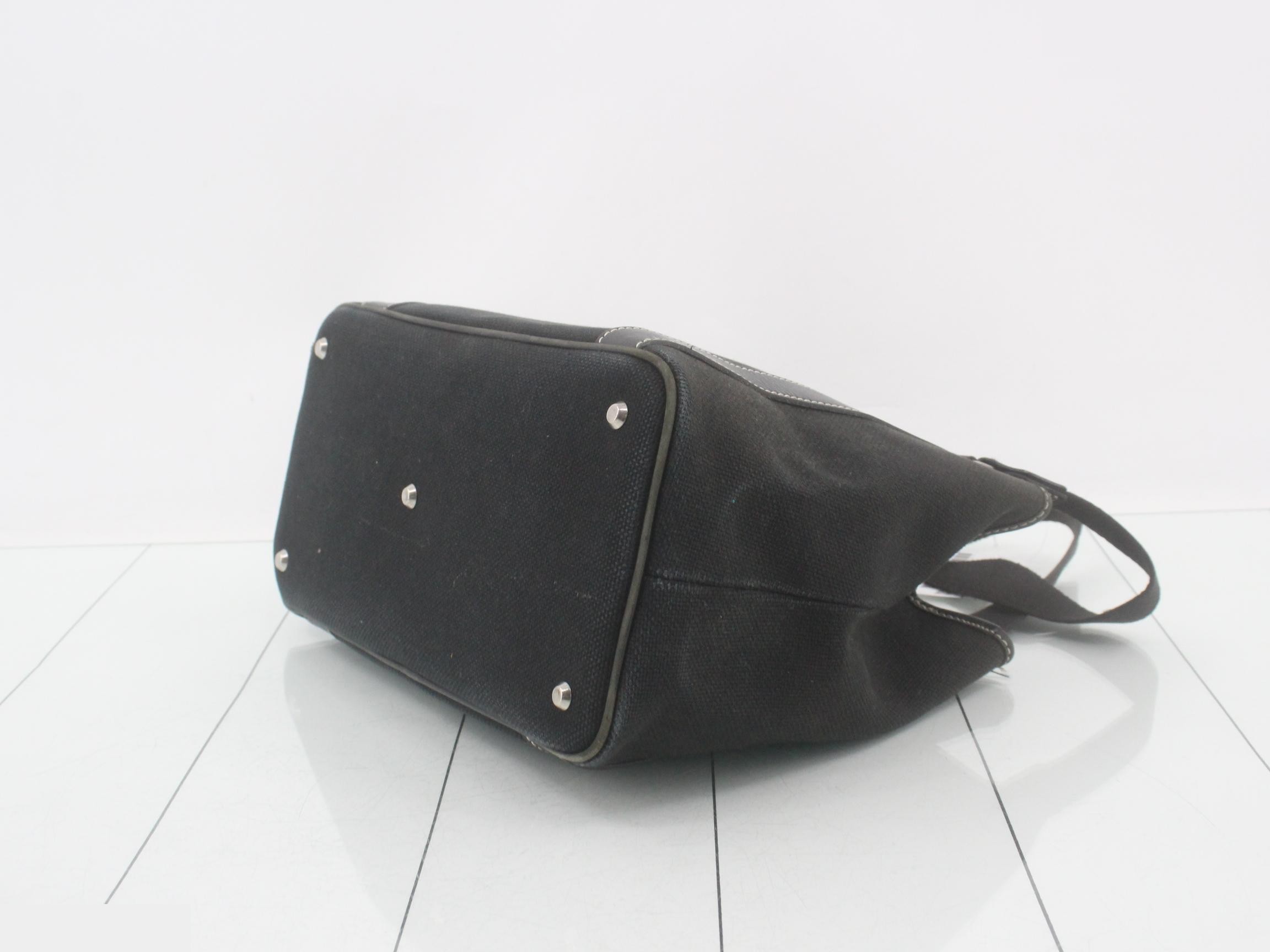 Blue Label Canvas Handbag — view 6