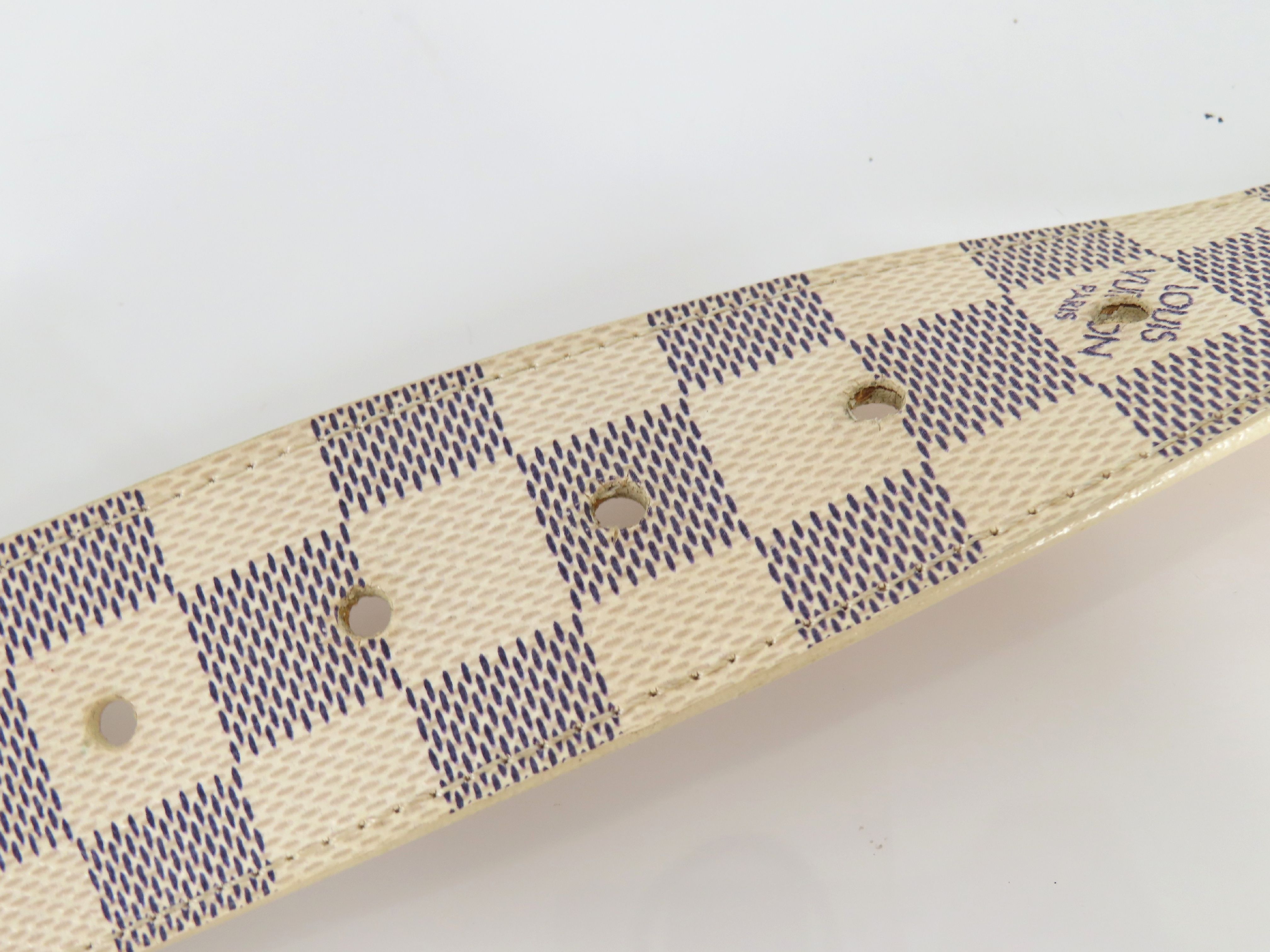 Damier Azur Belt, Beige, Size 95/38 — view 8