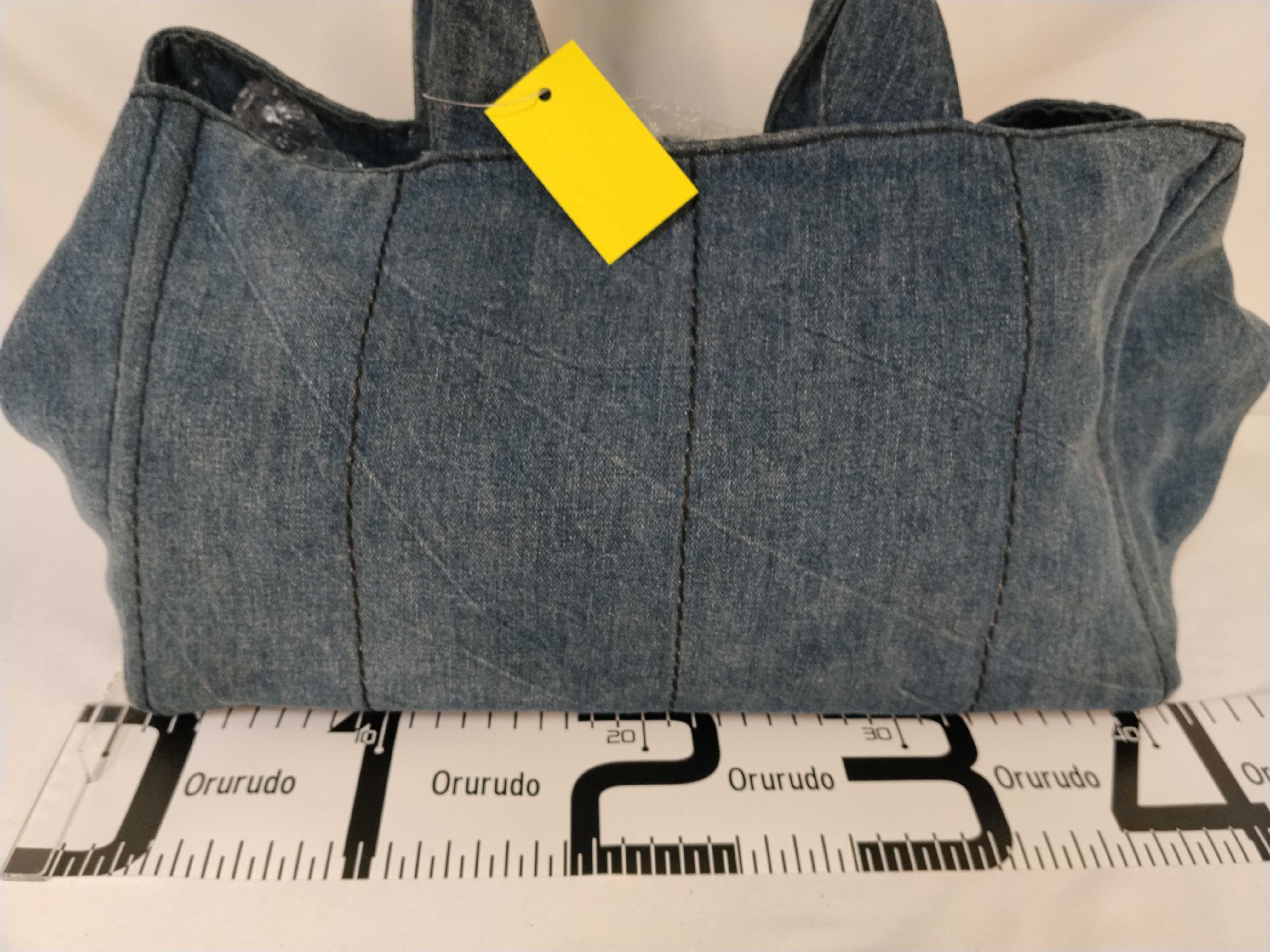 denim tote bag — view 2
