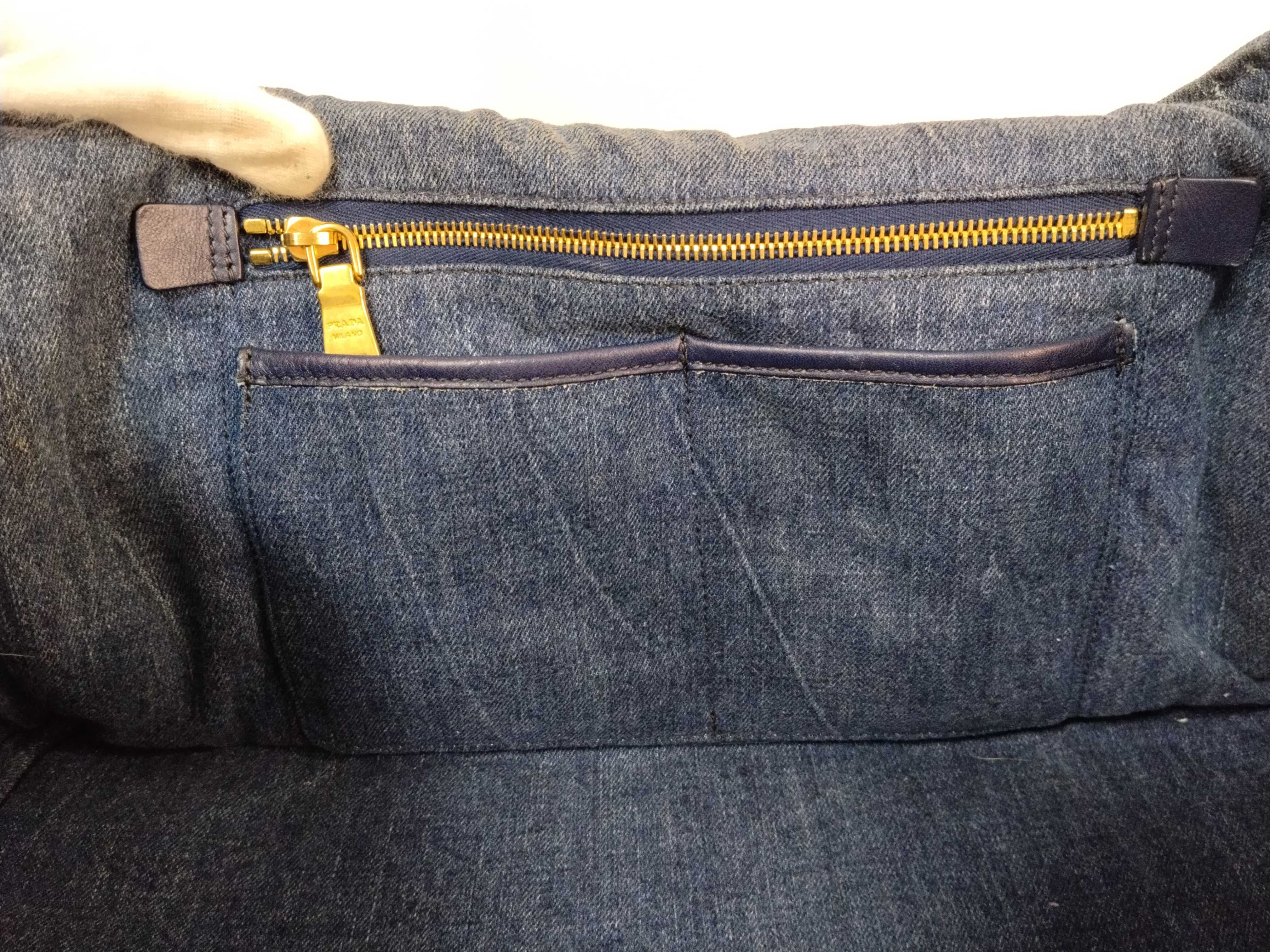 denim tote bag — view 11