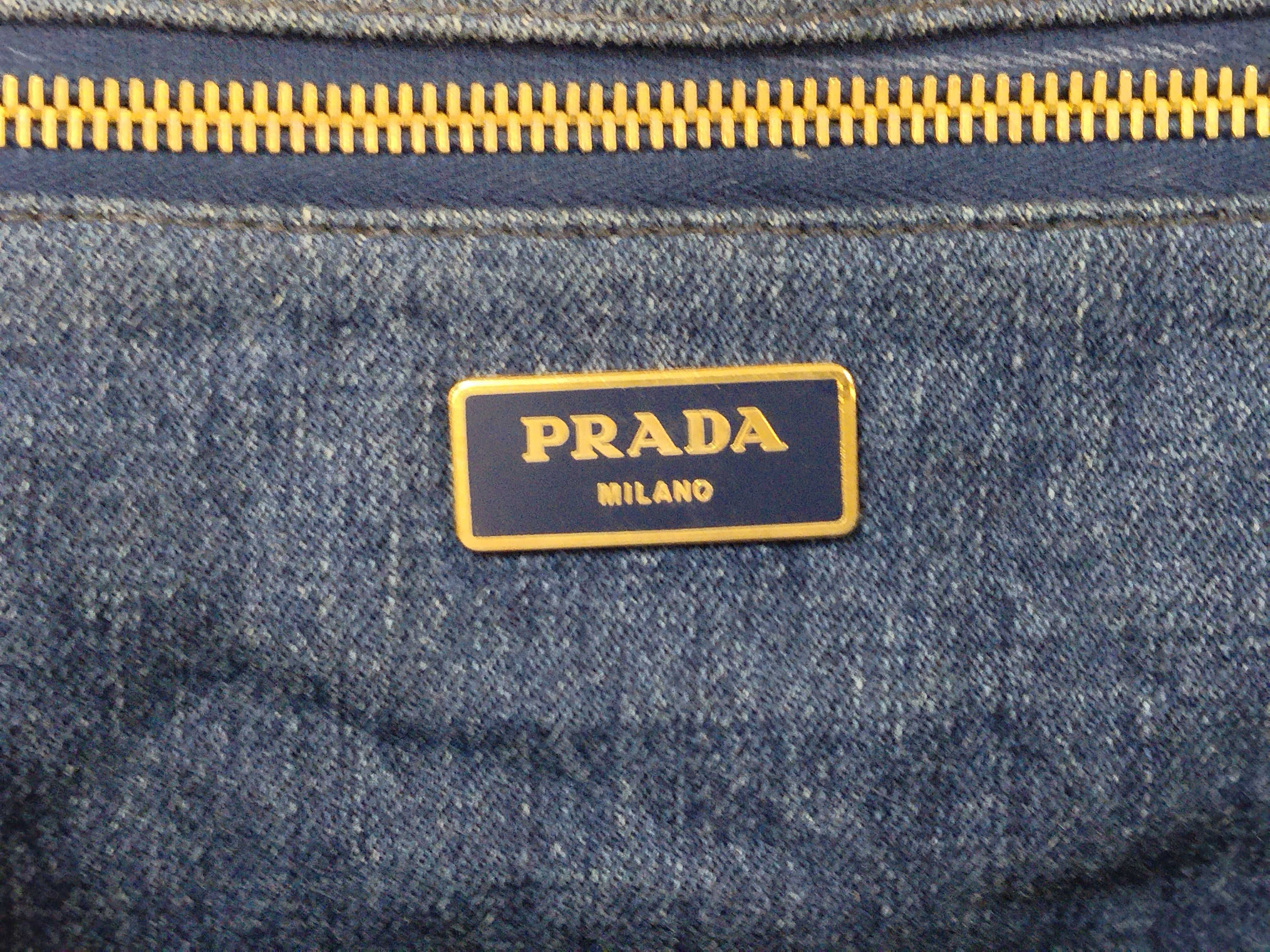 denim tote bag — view 12