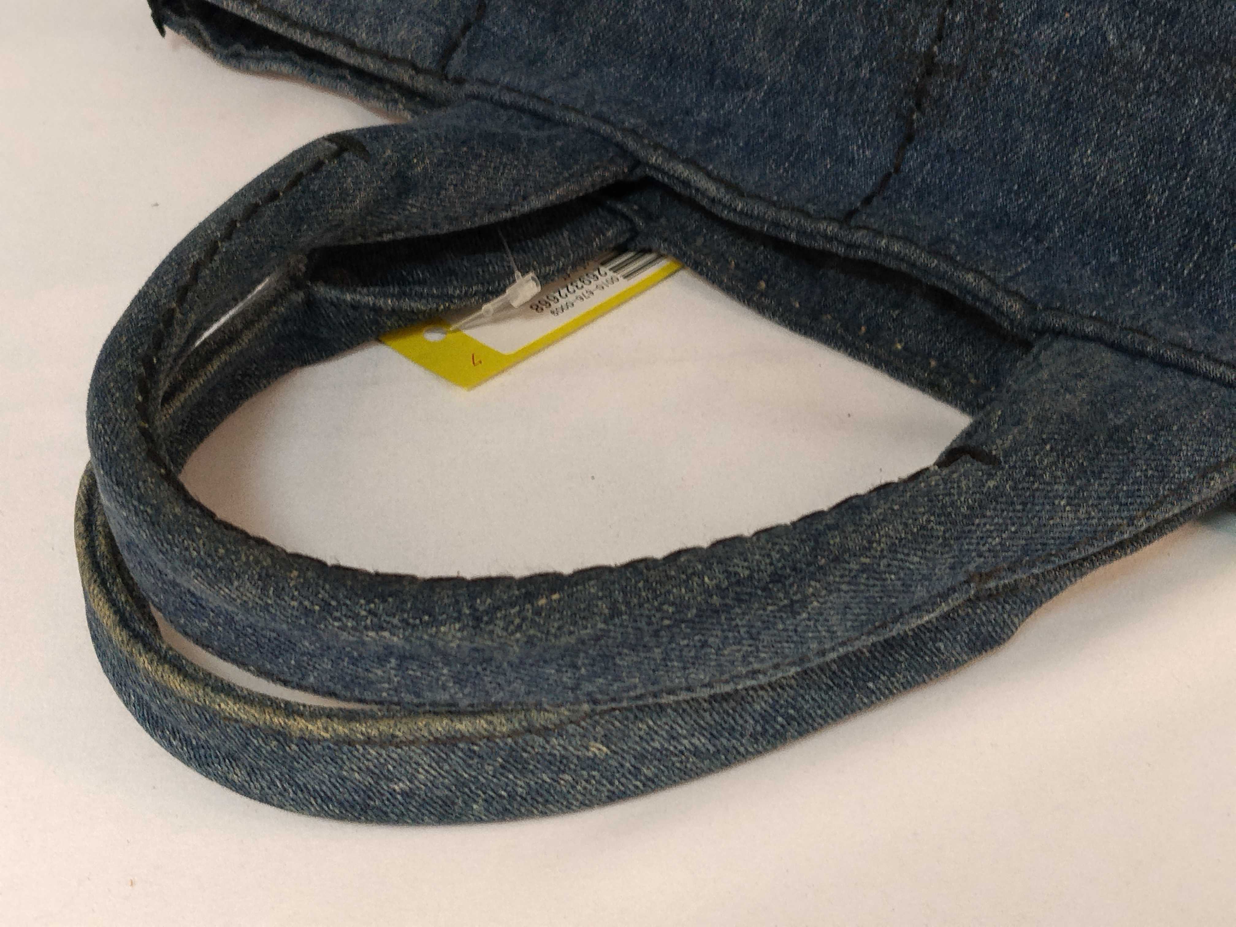 denim tote bag — view 3