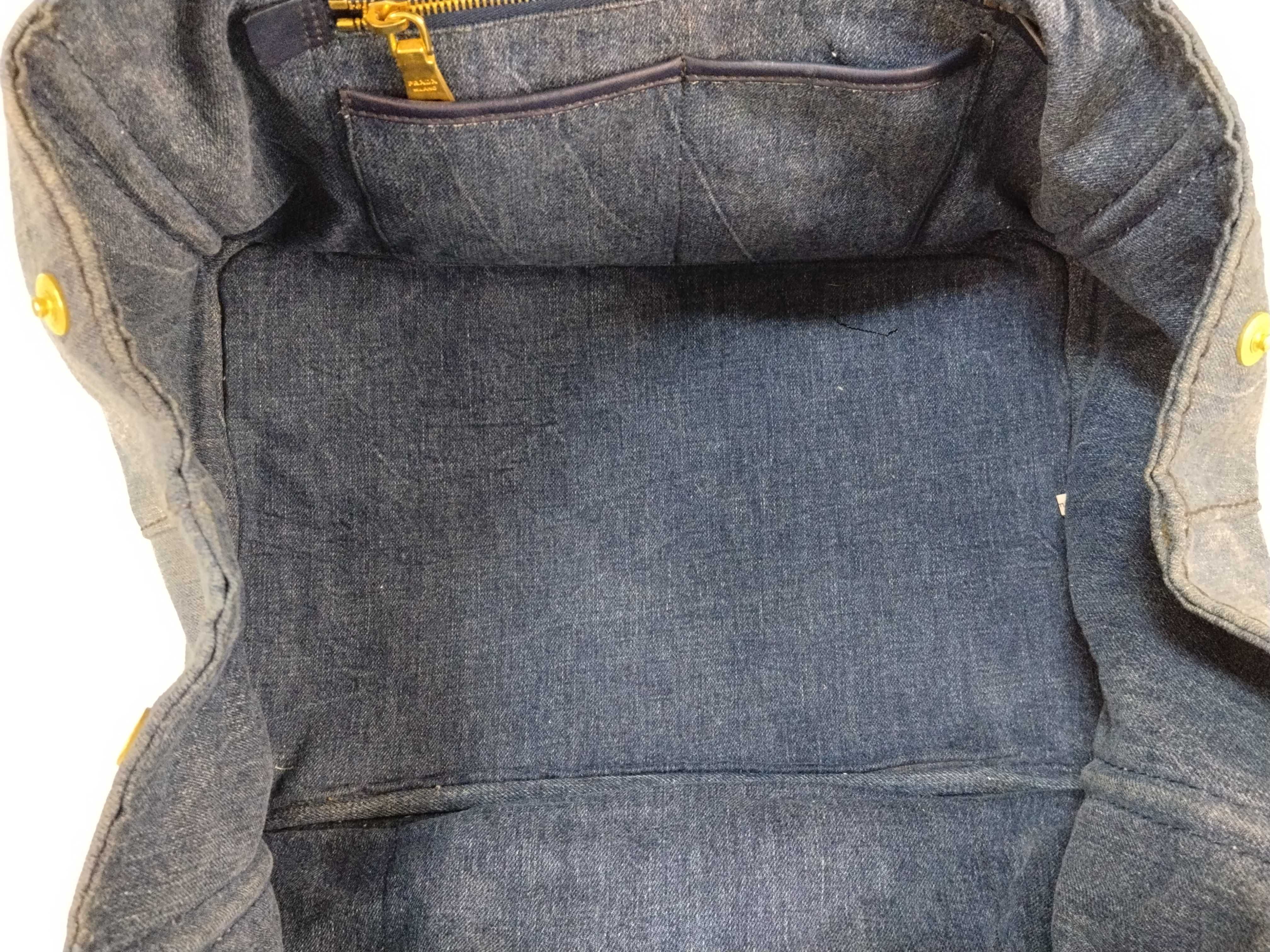 denim tote bag — view 8