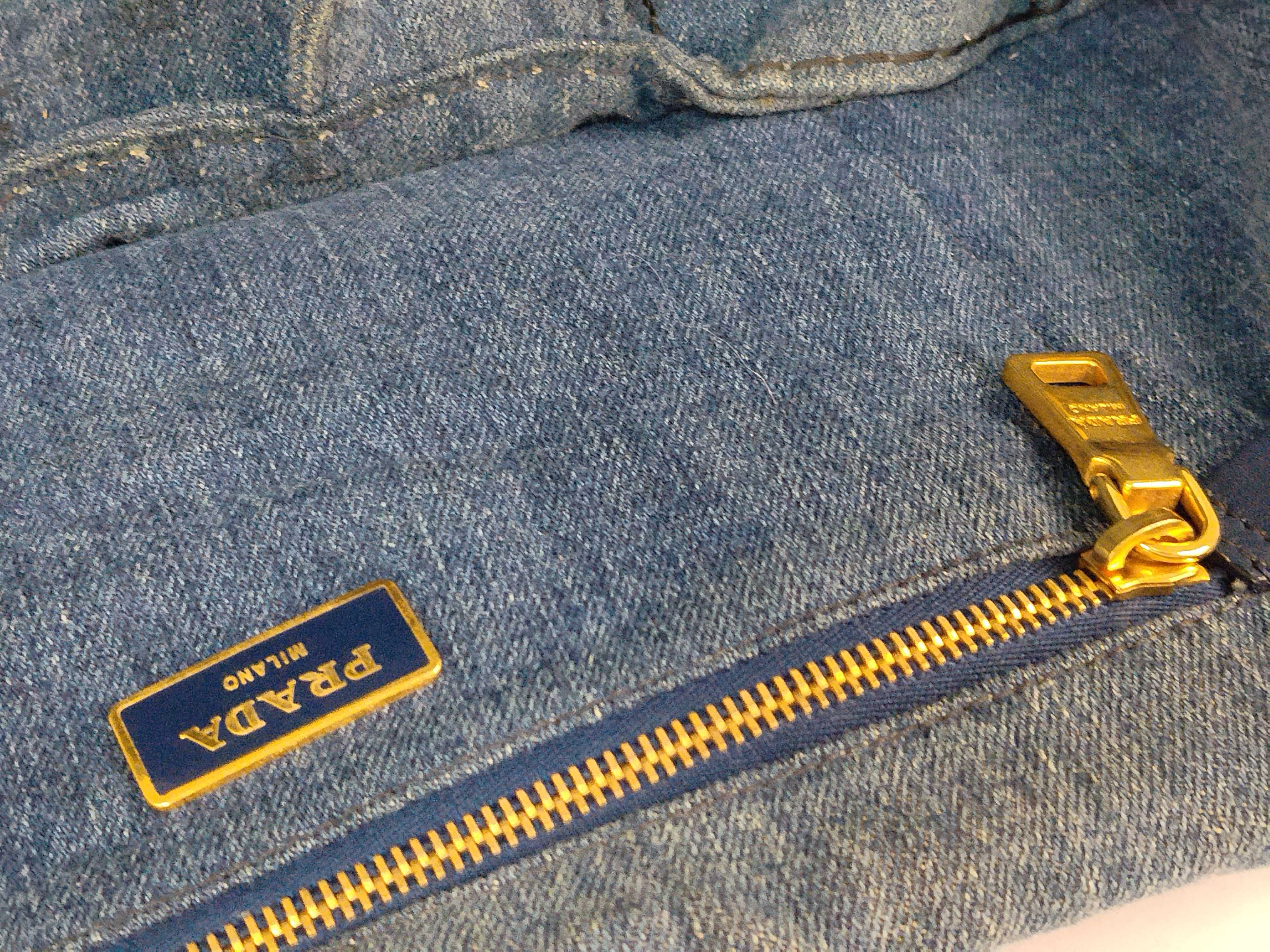 denim tote bag — view 9