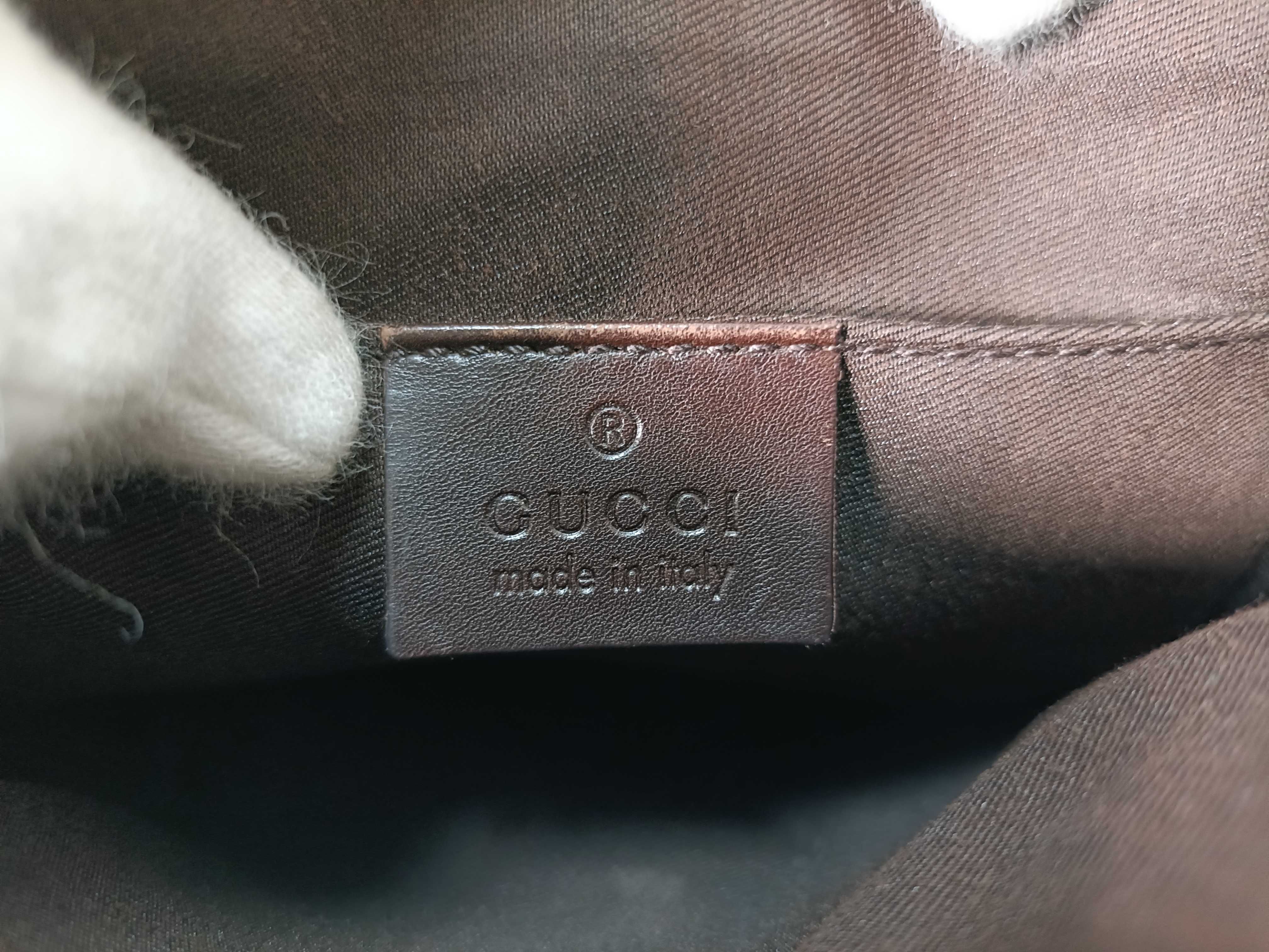 Perforated GG Canvas Shoulder Bag — view 13