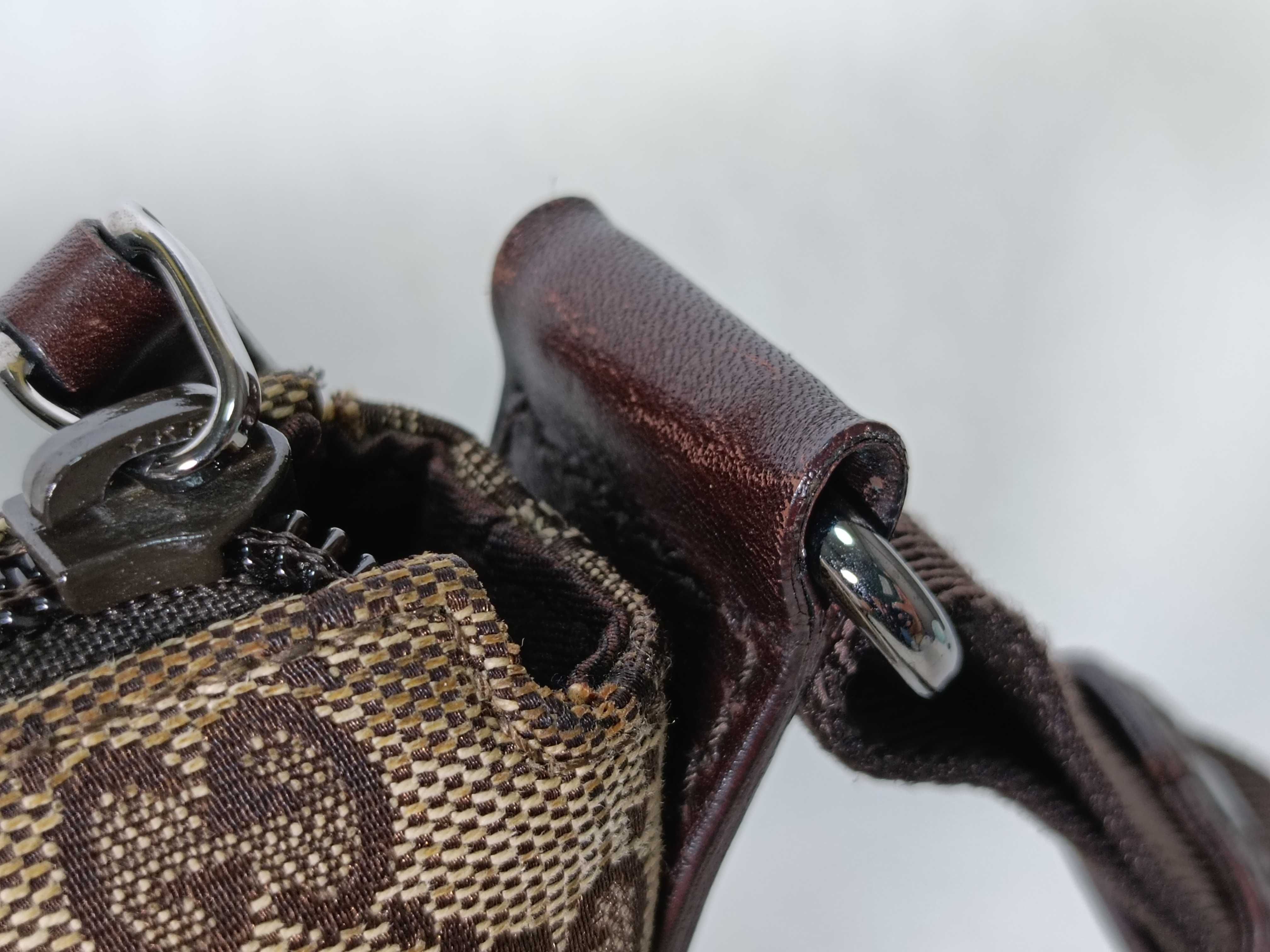 Perforated GG Canvas Shoulder Bag — view 10
