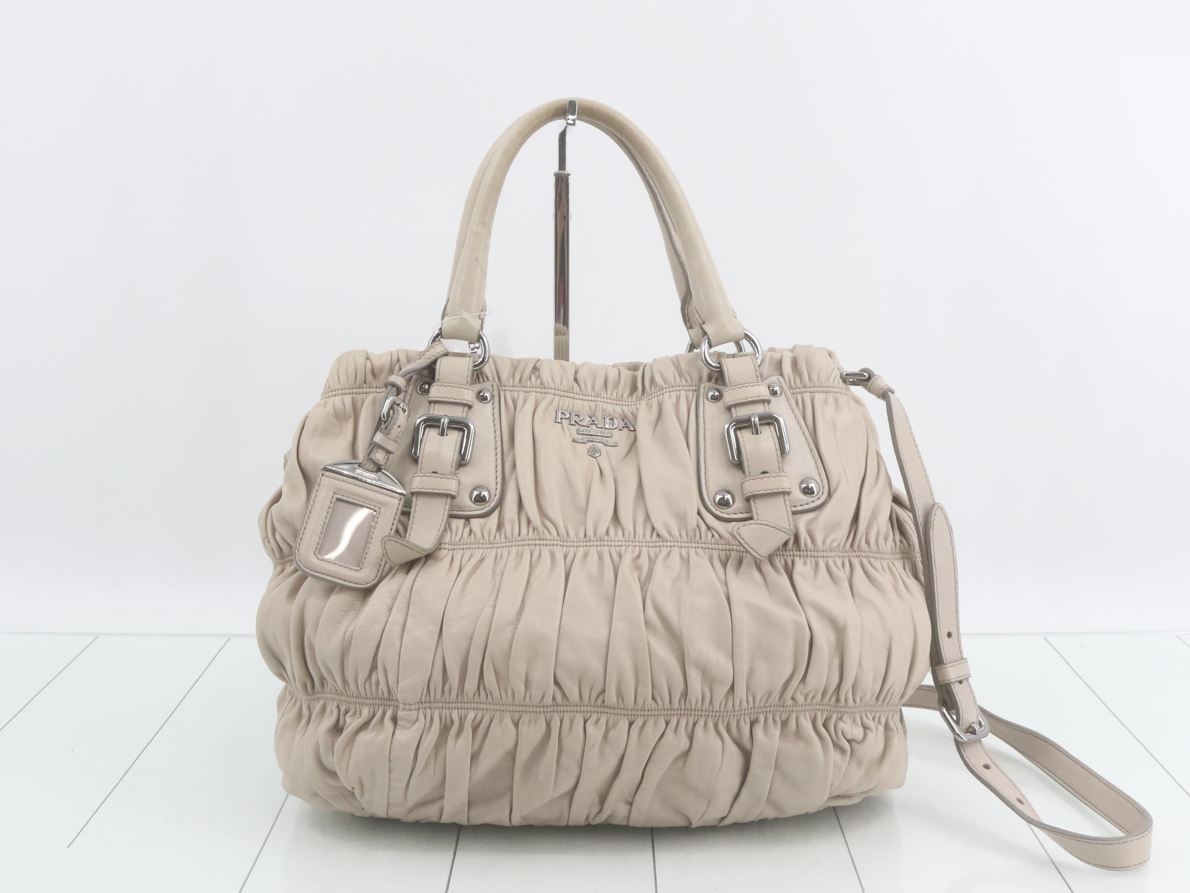 Nappa Gaufre Shoulder Bag