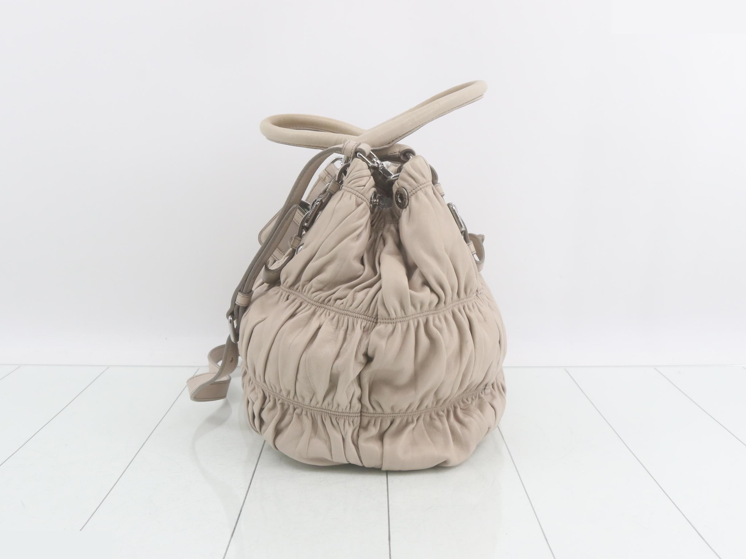 Nappa Gaufre Shoulder Bag — view 3