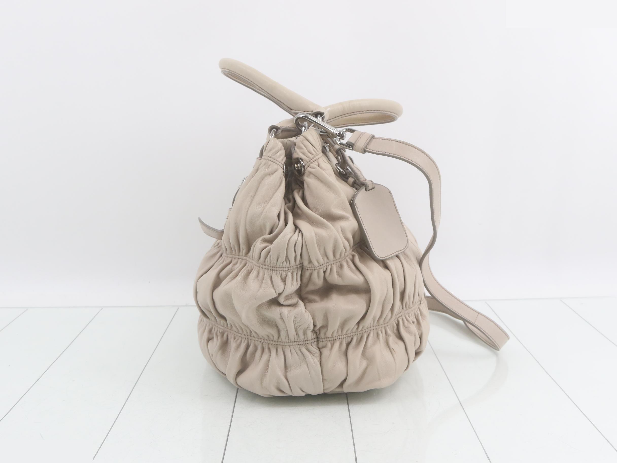 Nappa Gaufre Shoulder Bag — view 4