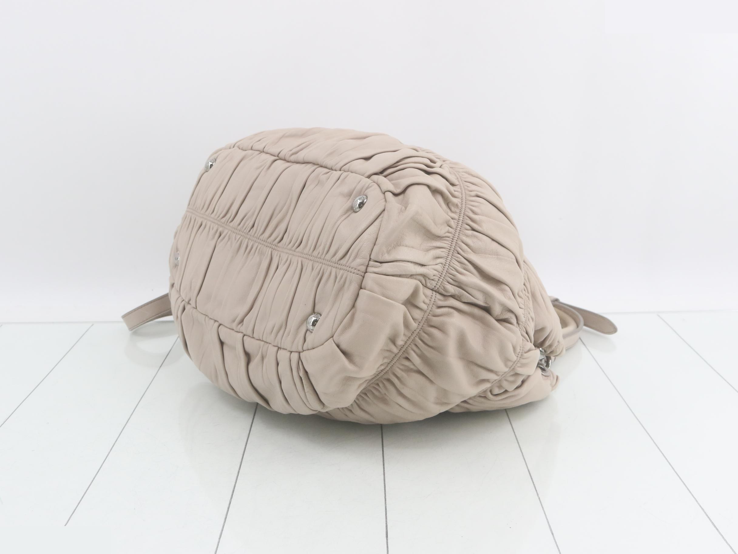Nappa Gaufre Shoulder Bag — view 6