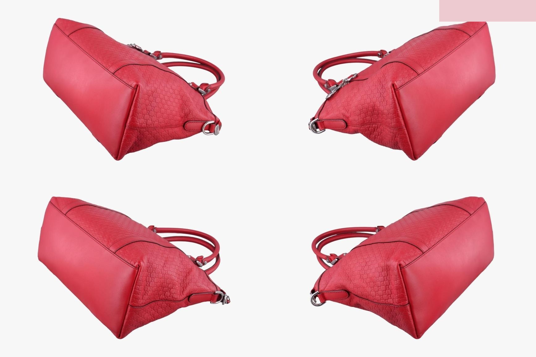 GG Charm Dome Leather Red — view 4