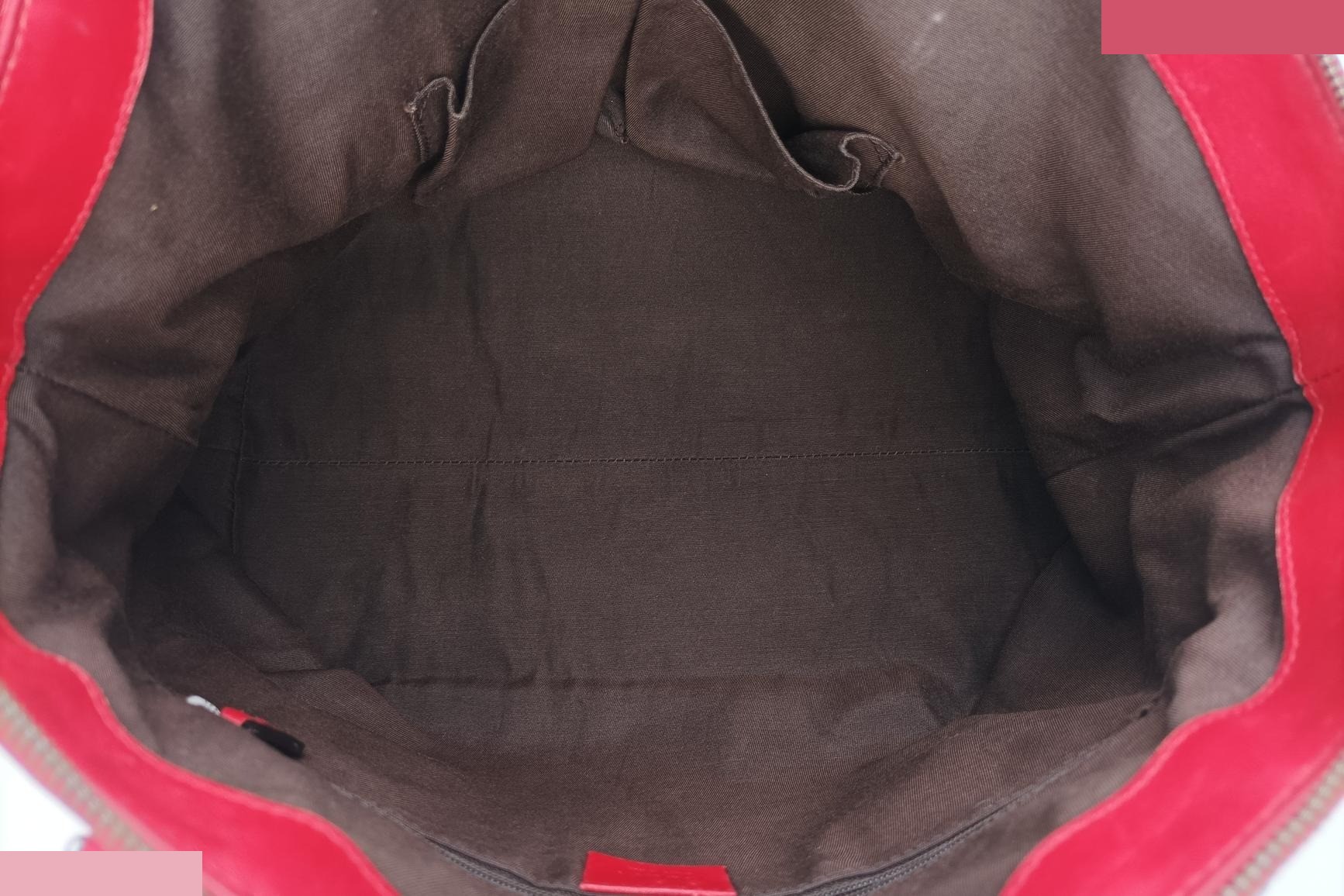 GG Charm Dome Leather Red — view 6