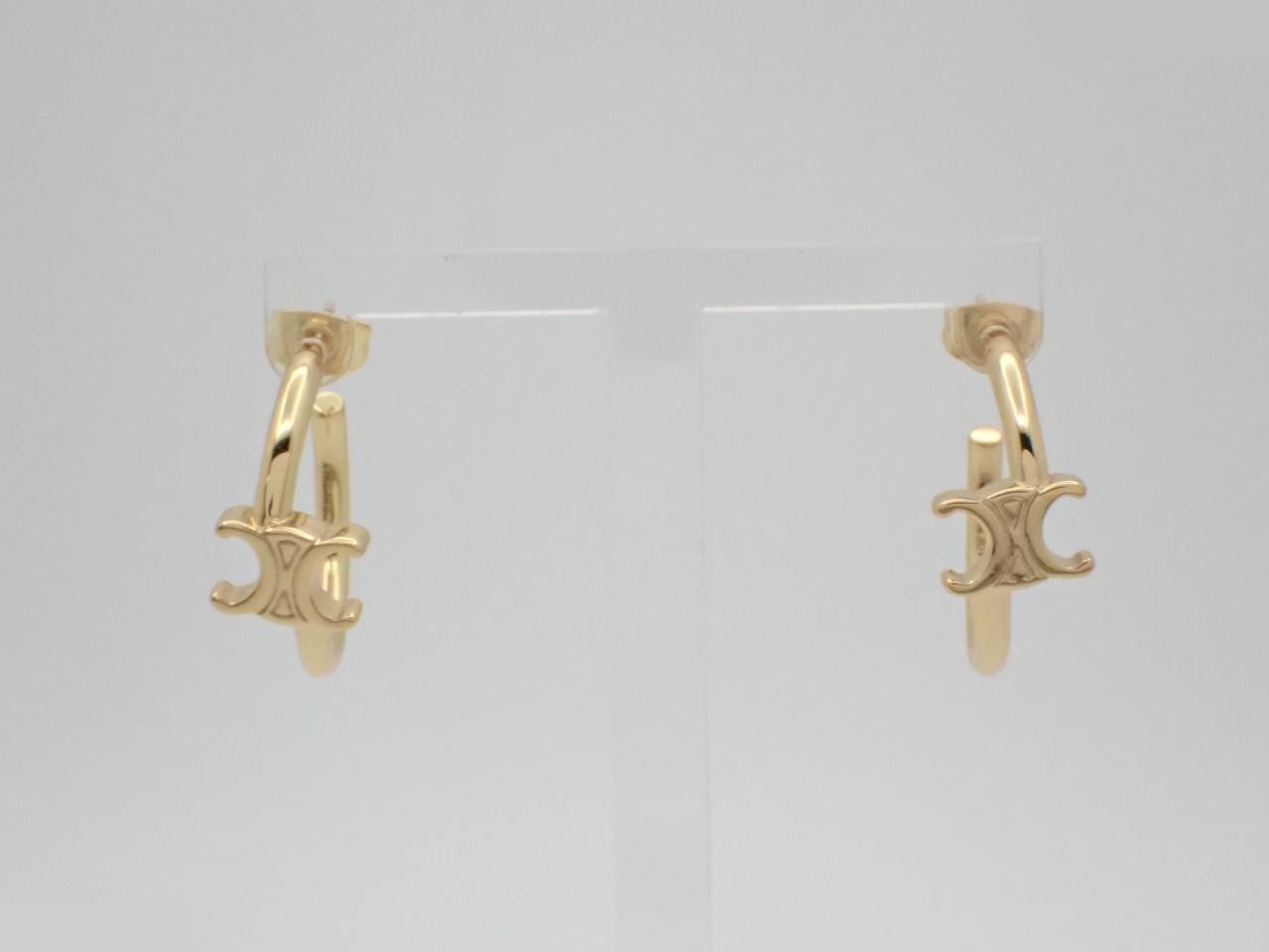 Asymmetrical Triomphe Earrings