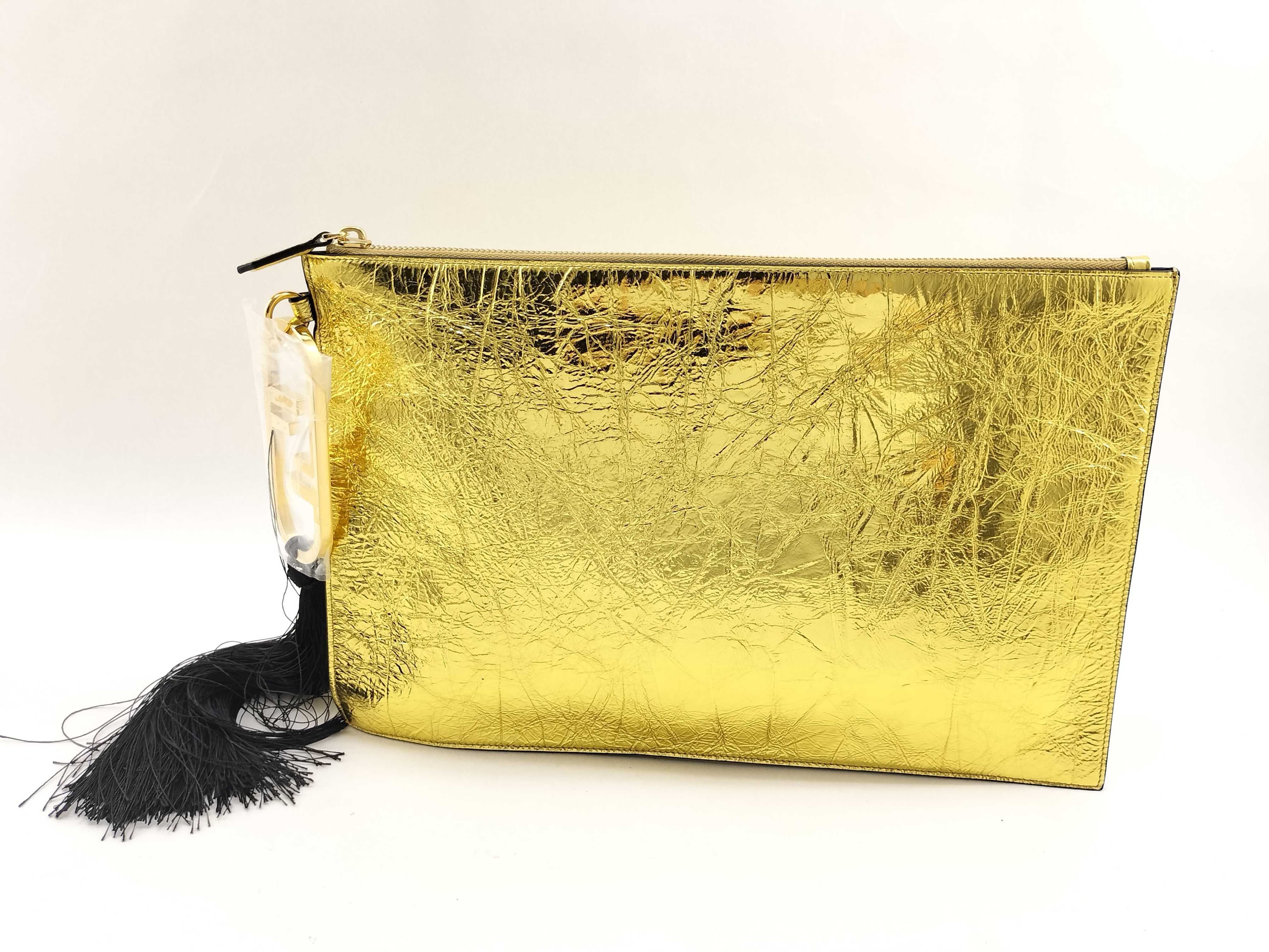 Gold Clutch Bag
