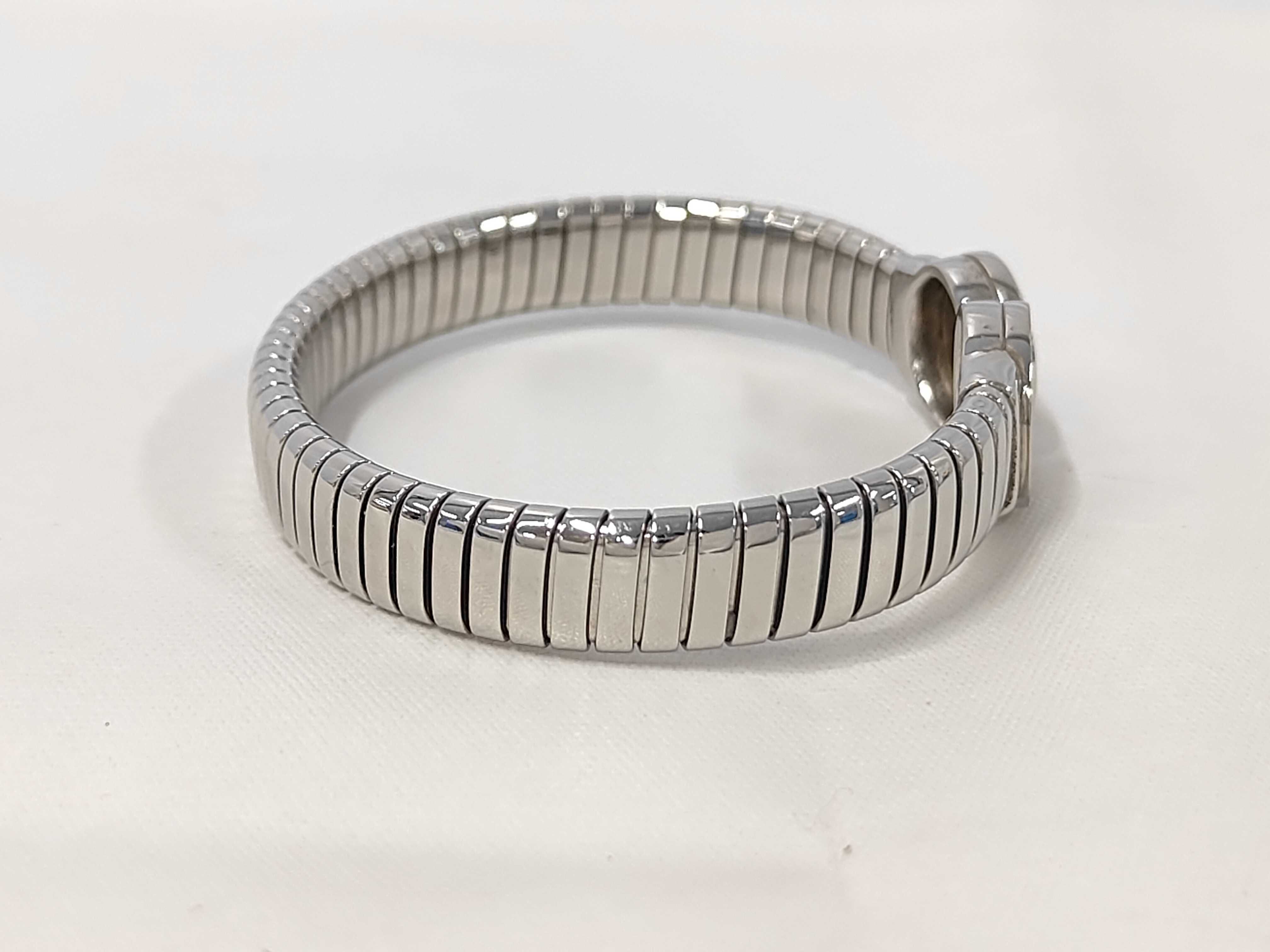 Bulgari Bangle Tubogas Onyx Tubogas Stainless Steel 23.0g Bracelet/Bangle — view 3