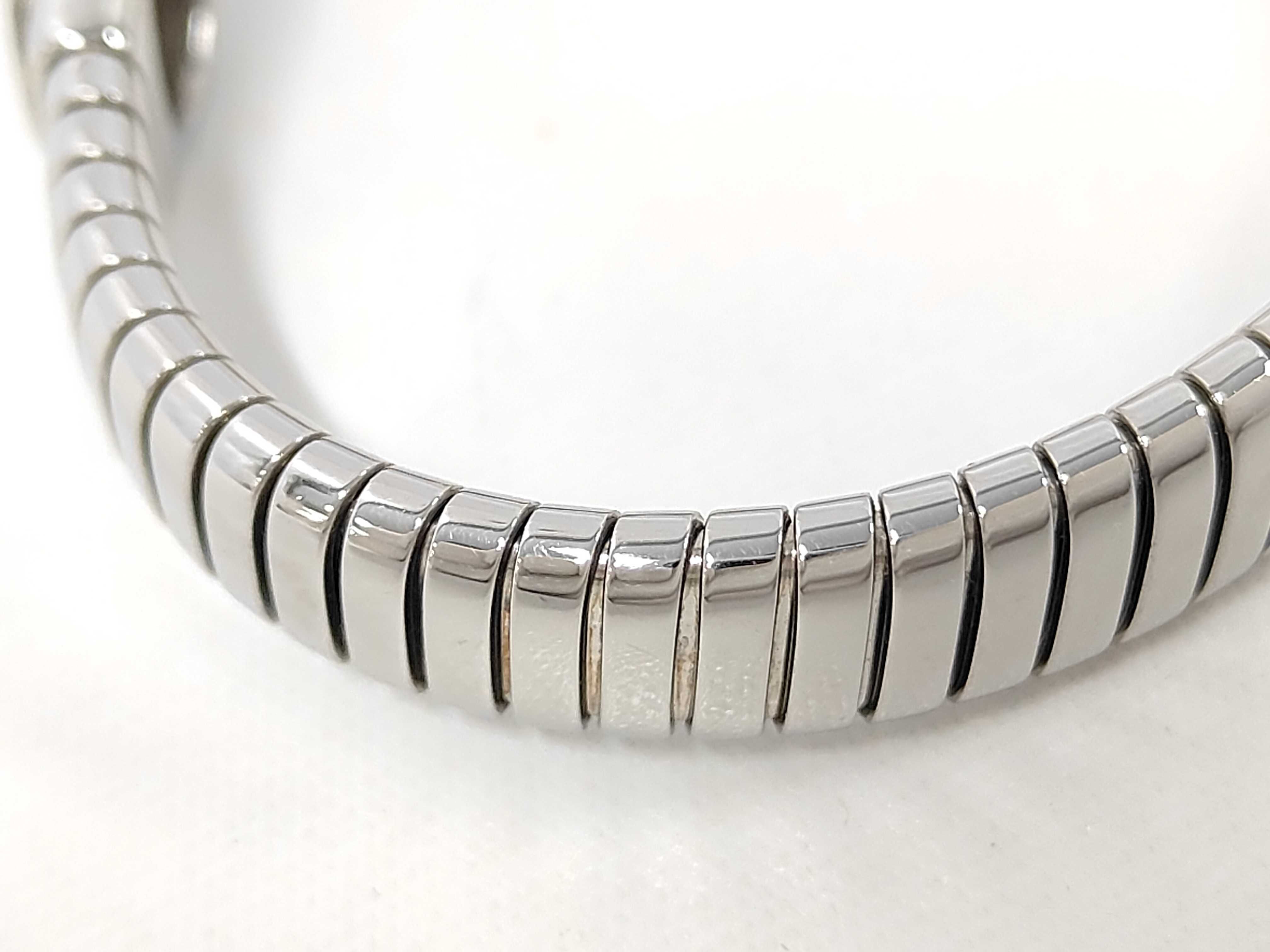 Bulgari Bangle Tubogas Onyx Tubogas Stainless Steel 23.0g Bracelet/Bangle — view 8