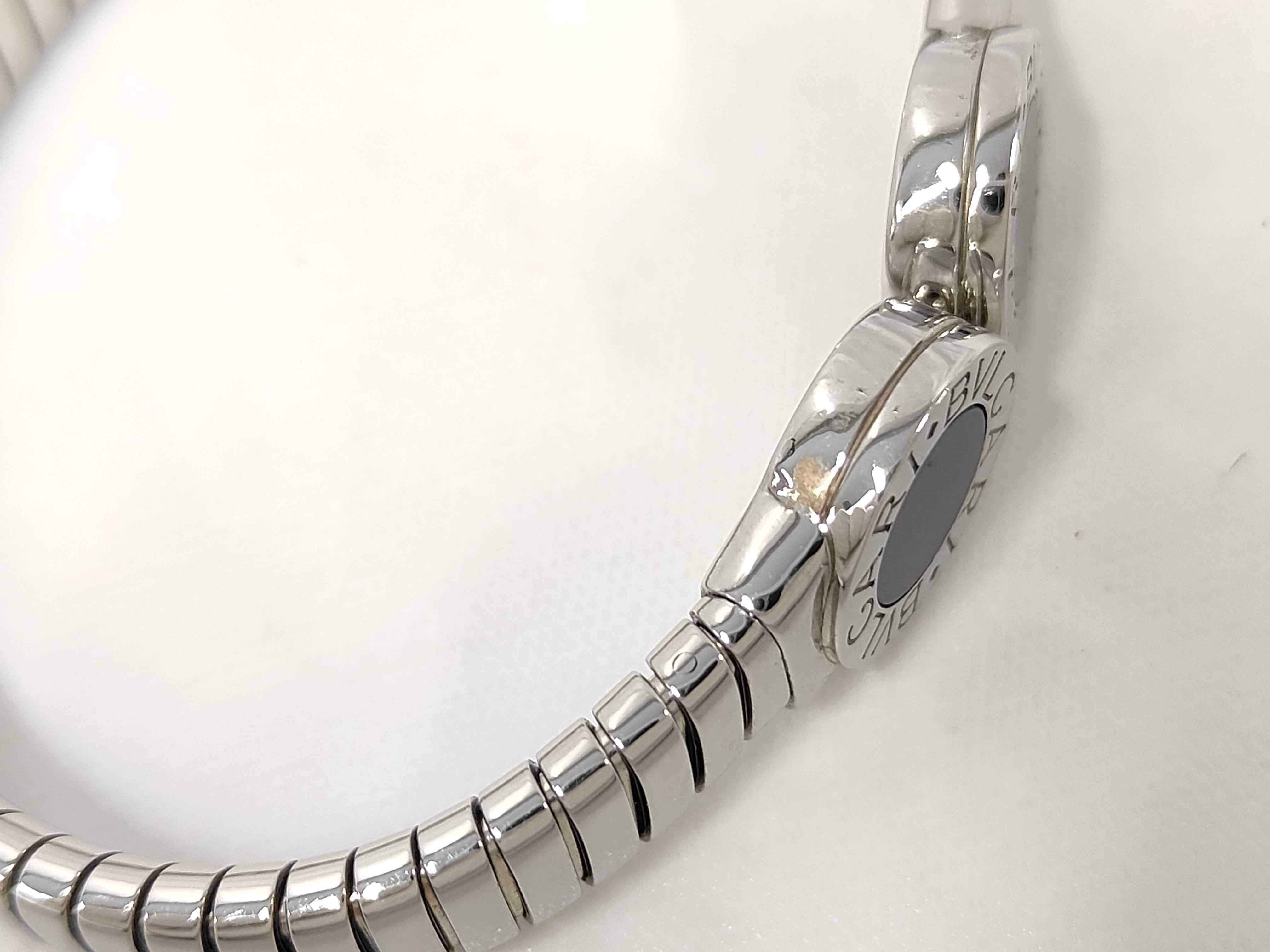 Bulgari Bangle Tubogas Onyx Tubogas Stainless Steel 23.0g Bracelet/Bangle — view 10